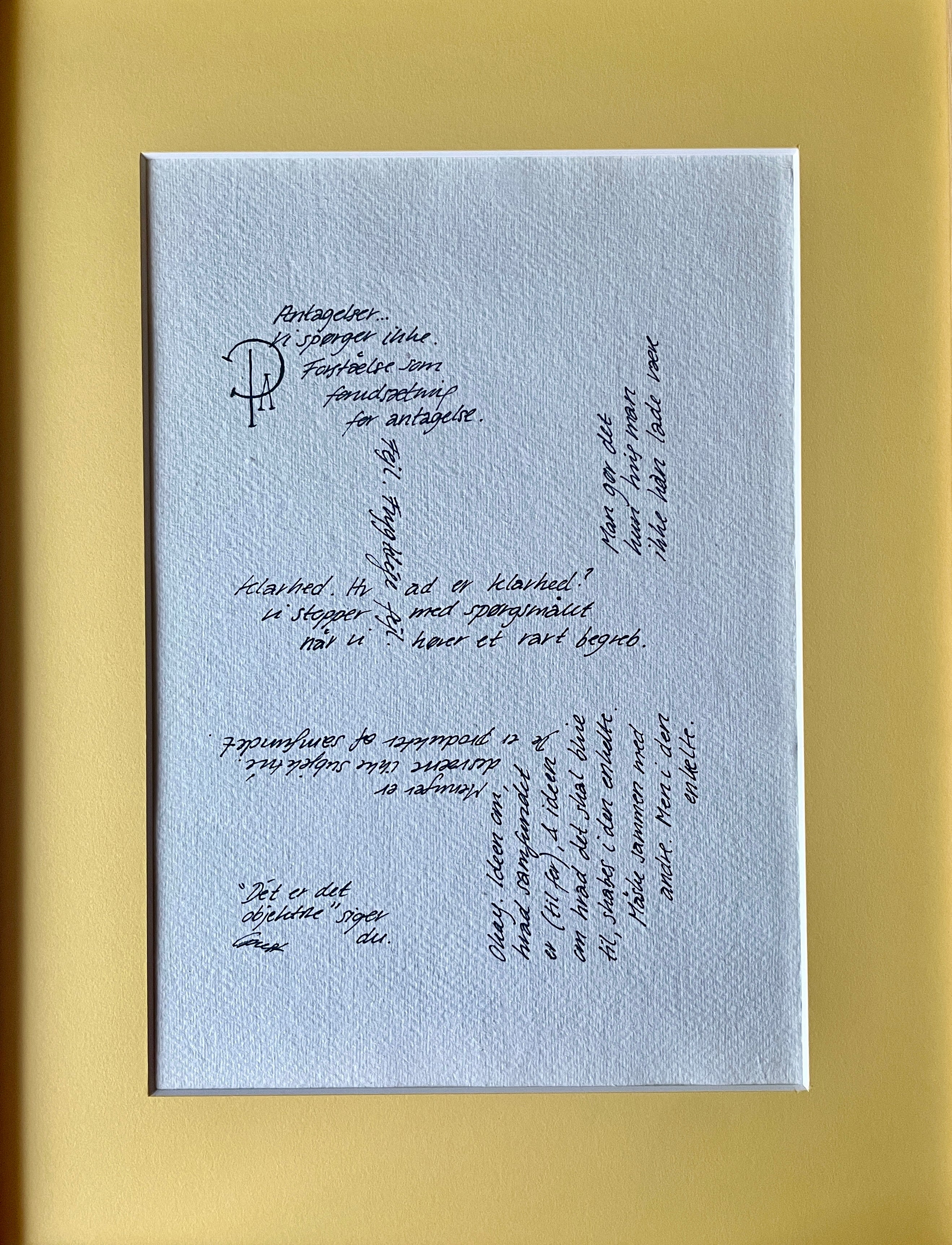 Antagelser - Unikt værk 30x40 cm