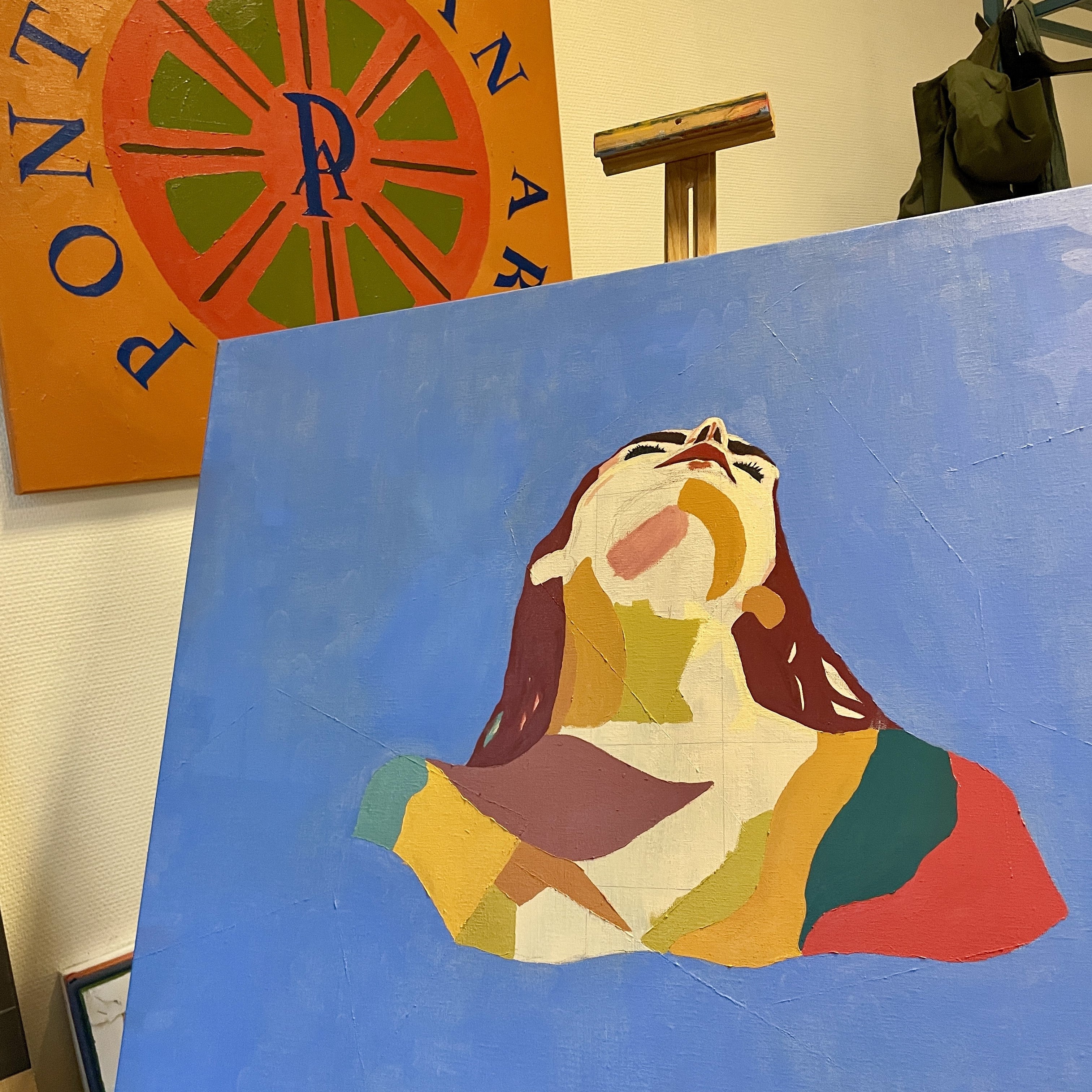 Somewhat Free - Unikt værk 70x90 cm