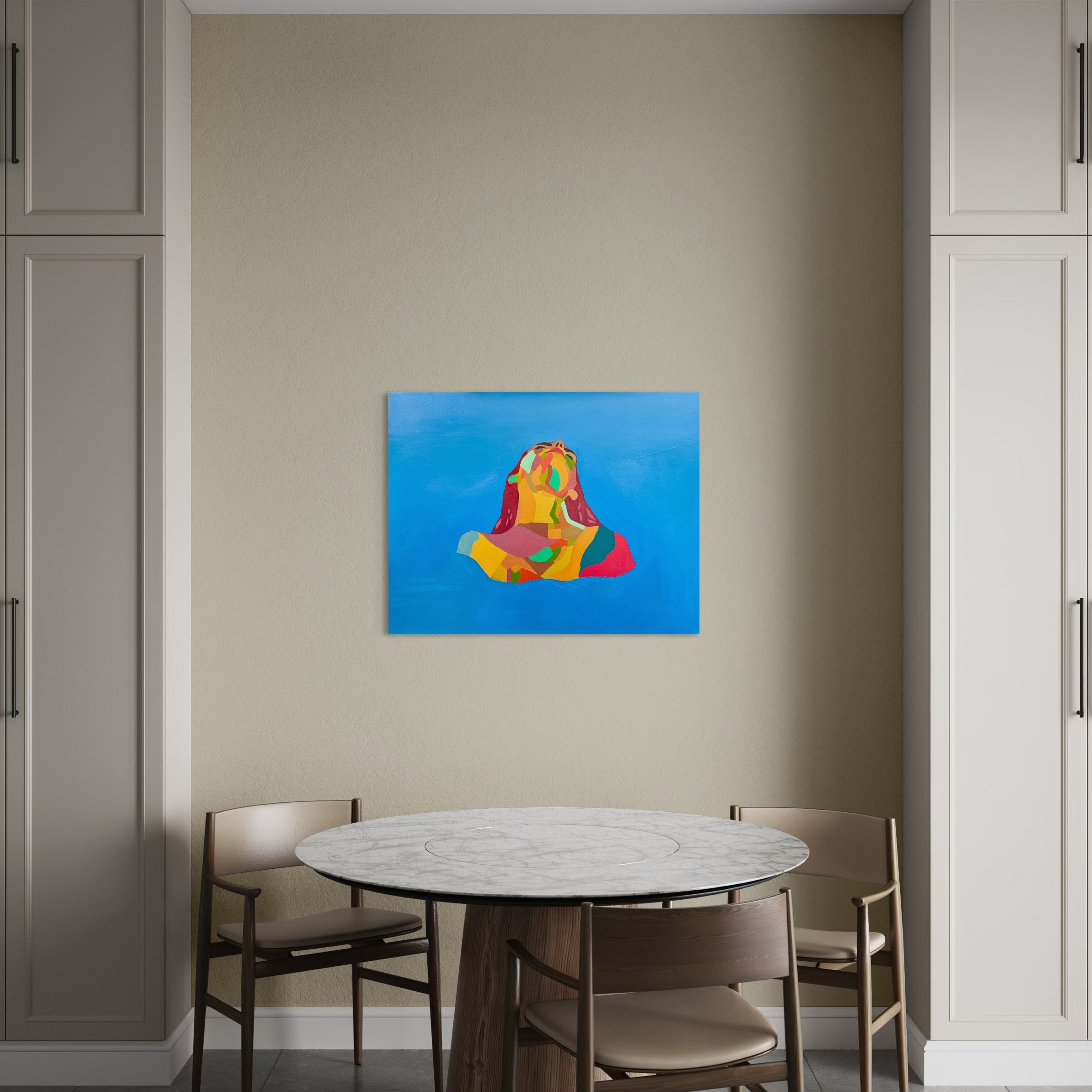 Somewhat Free - Unikt værk 70x90 cm