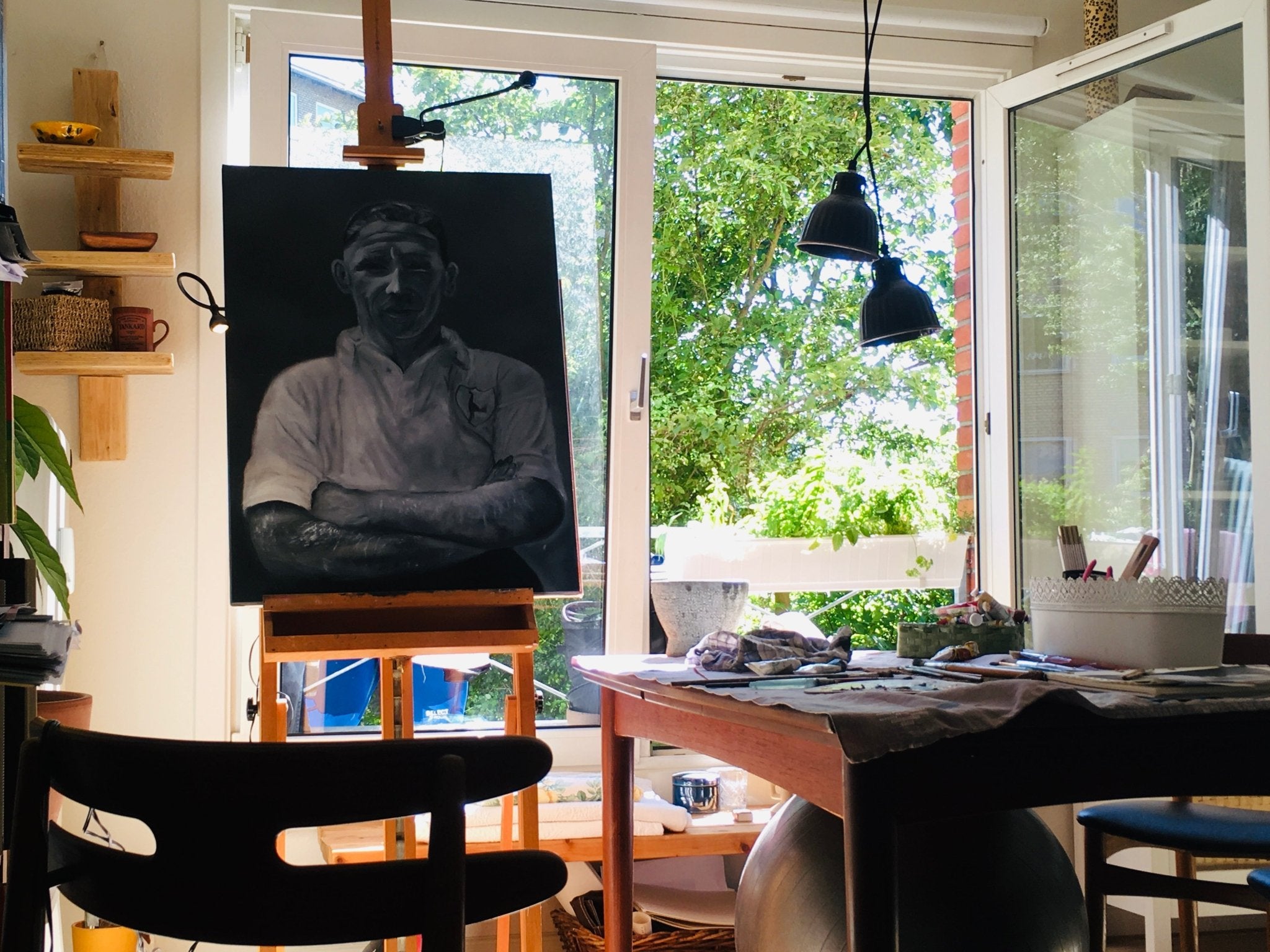 Oliemaleri Bill Nicholson - PONTOPPIDAN ART