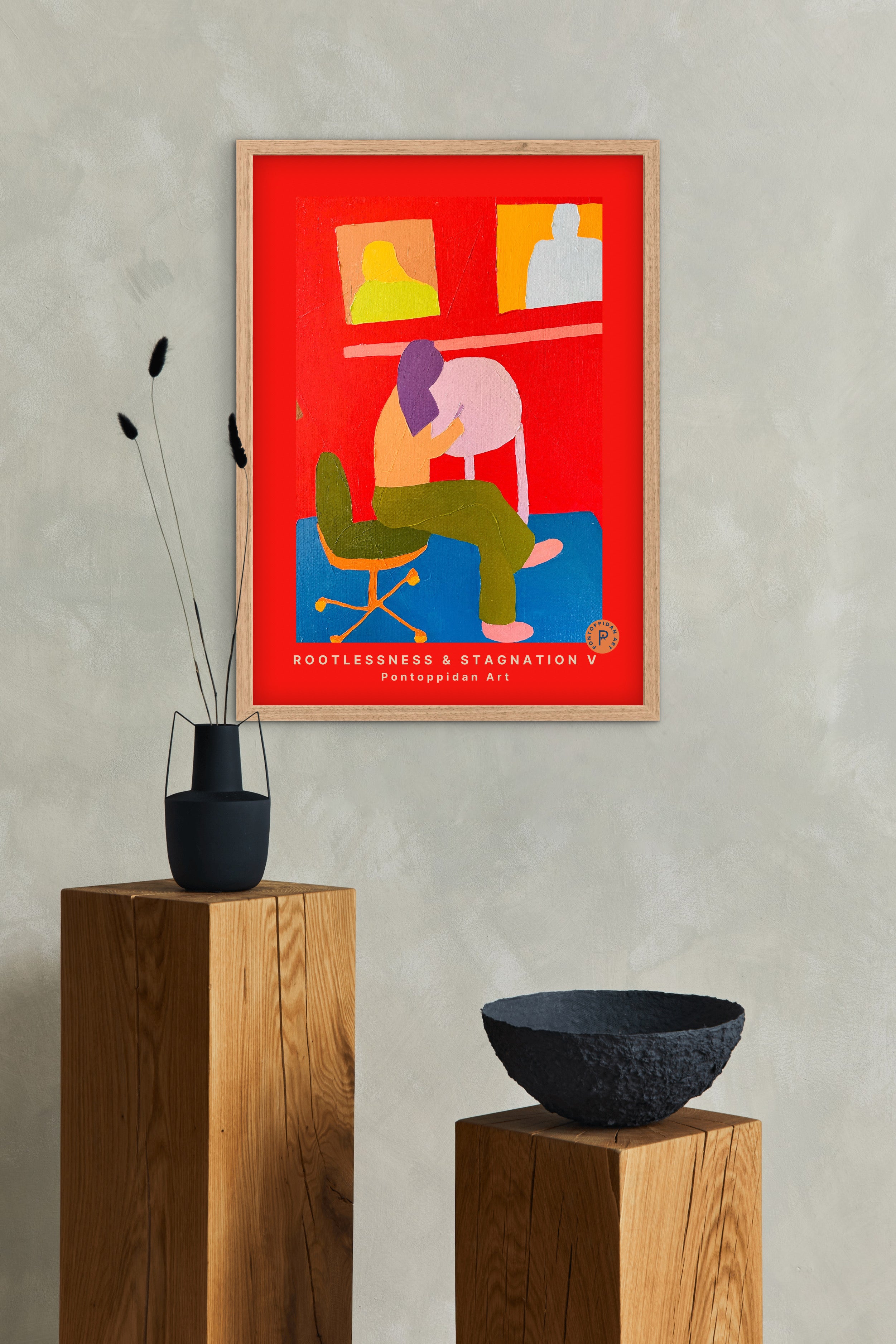 Rootlessness & Stagnation V/V - Plakat