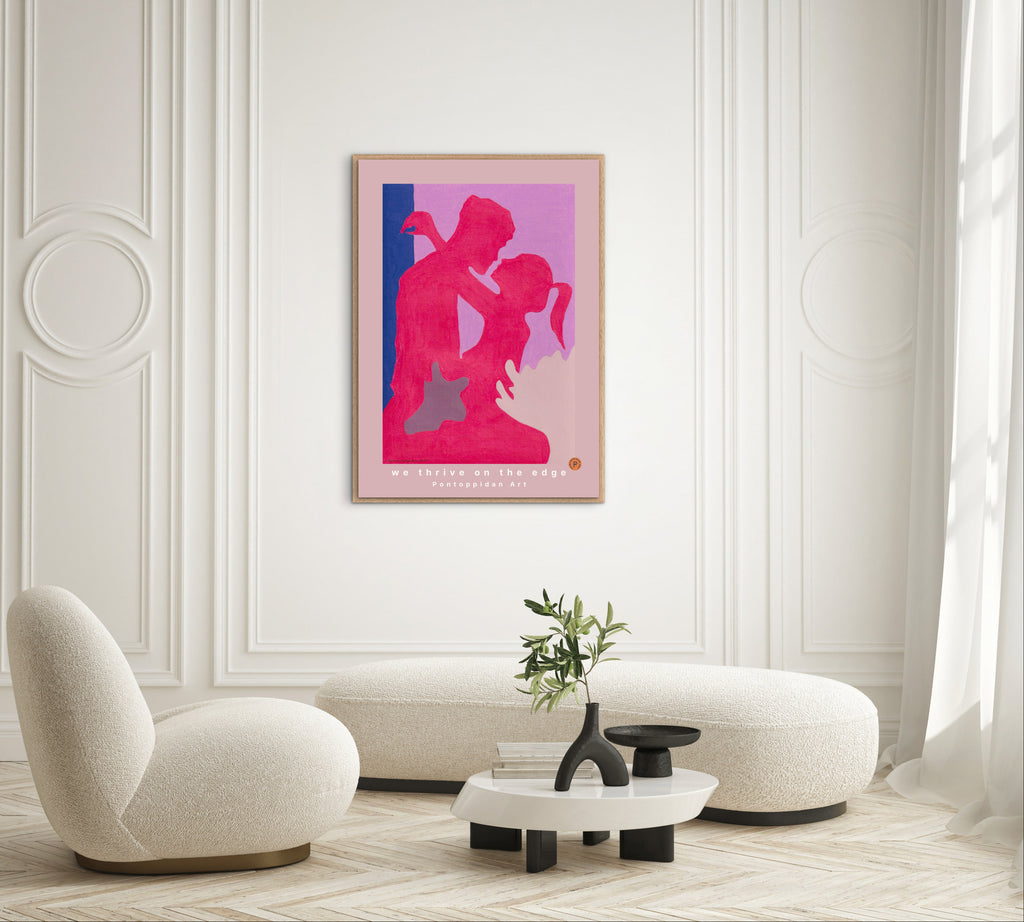 We thrive on the edge - Plakat