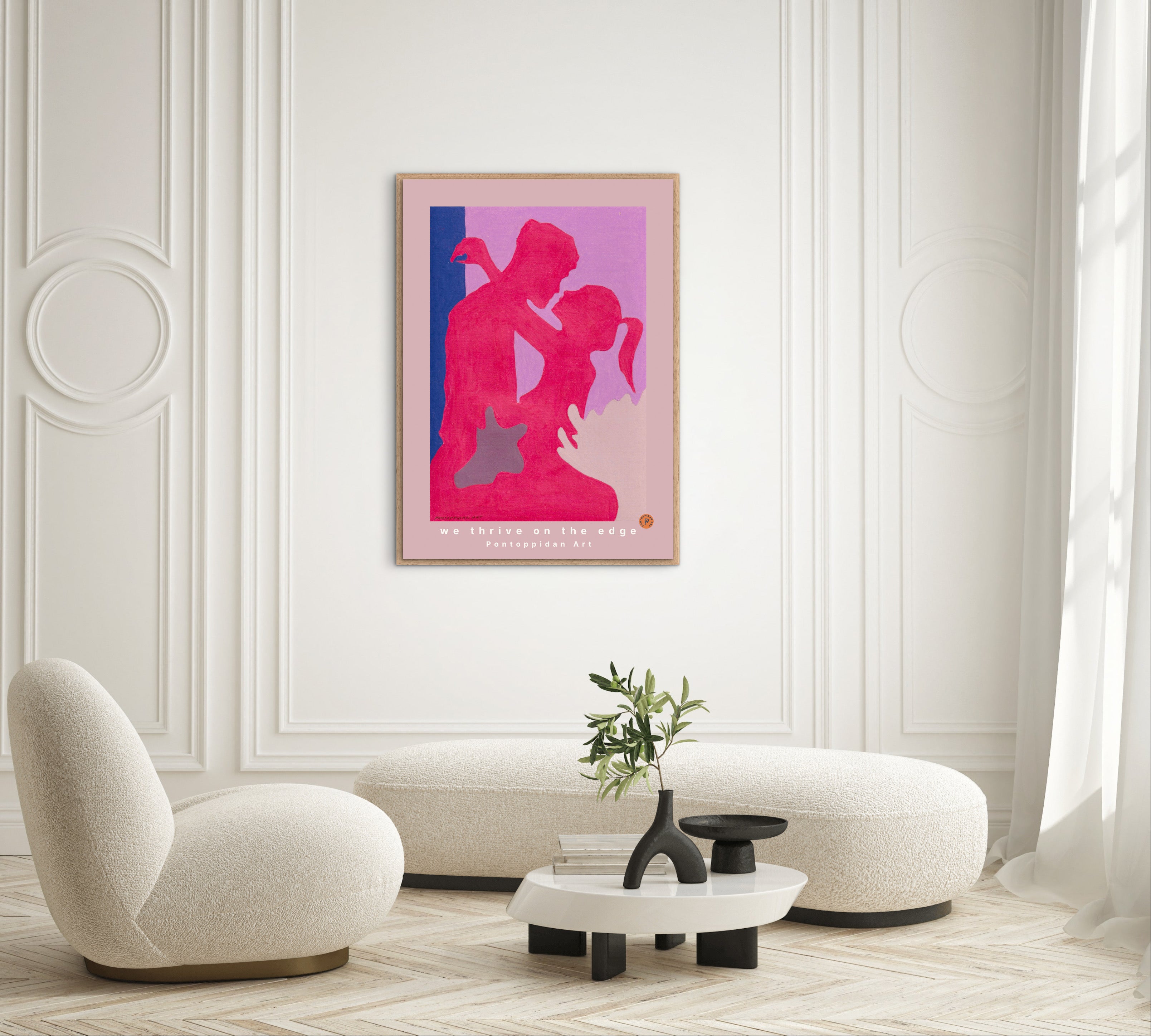 We thrive on the edge - Plakat