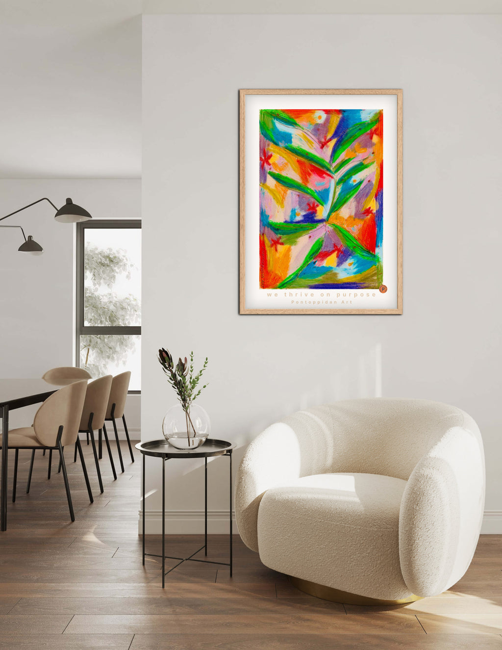 We thrive on purpose - Plakat