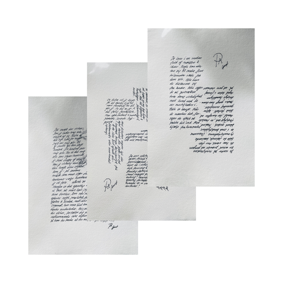 Philosophical Poetry - Mulighedernes Kaos - Unika 20x30 cm