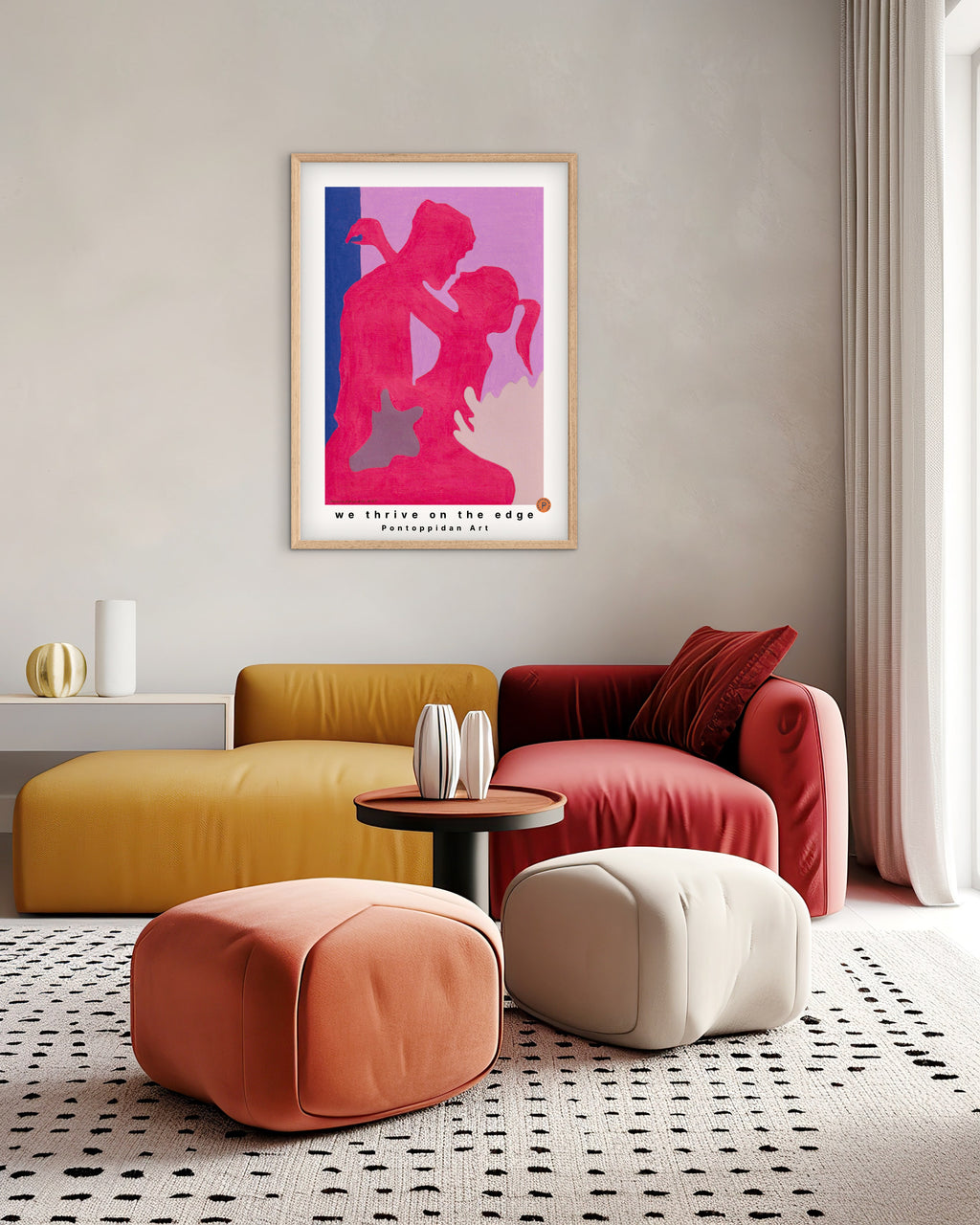 We thrive on the edge - Plakat