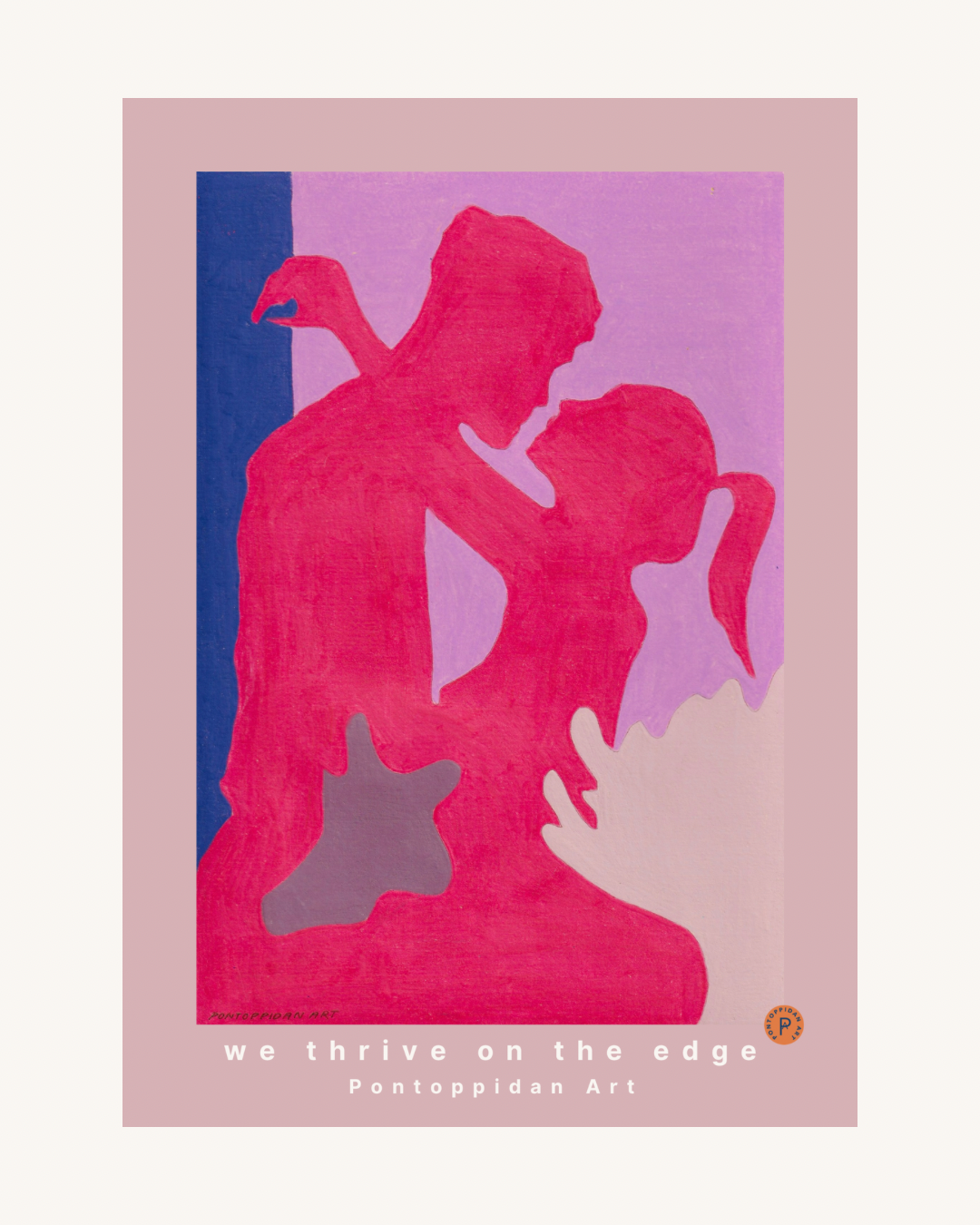 We thrive on the edge - Plakat