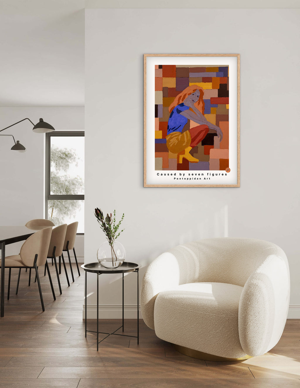 Caused by seven figures - Plakat