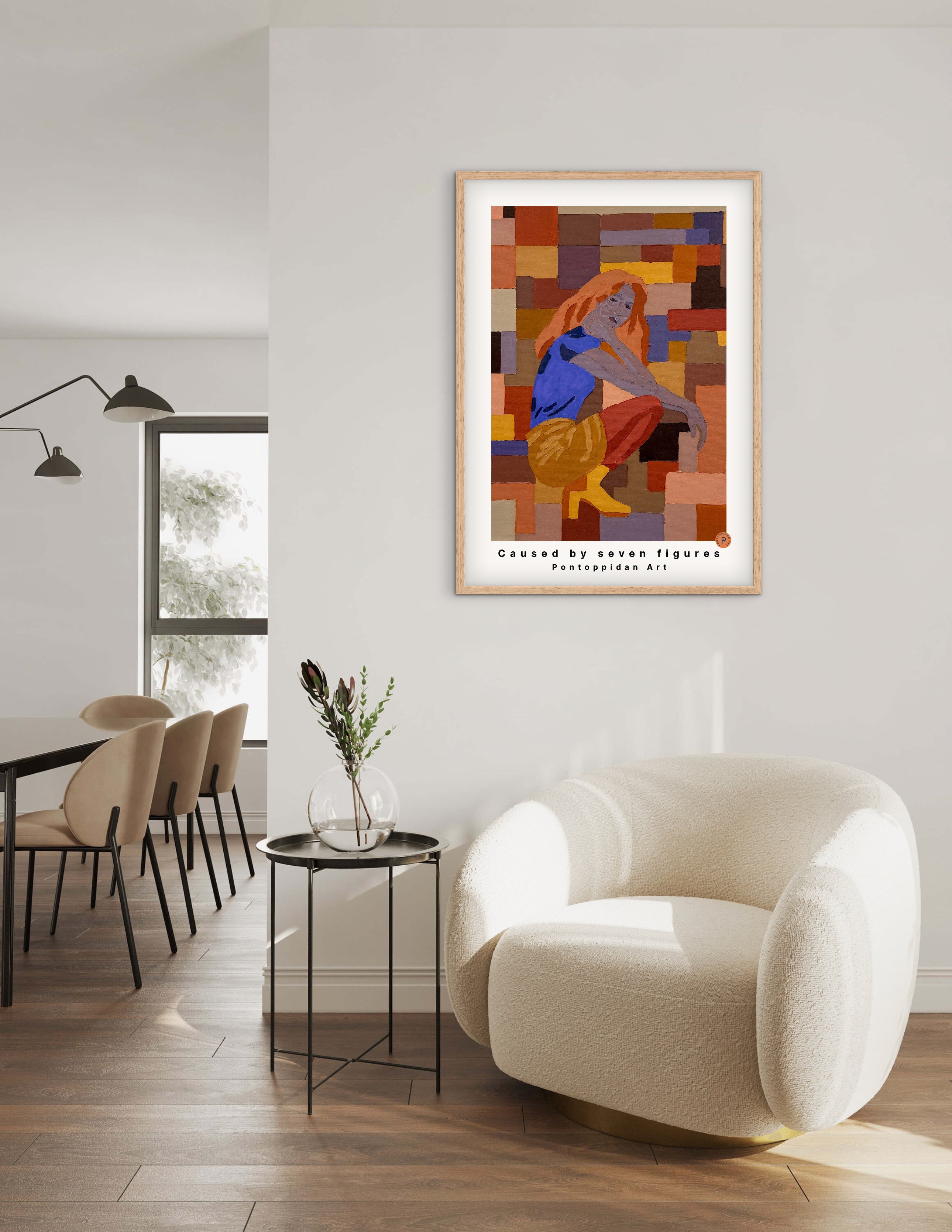 Caused by seven figures - Plakat