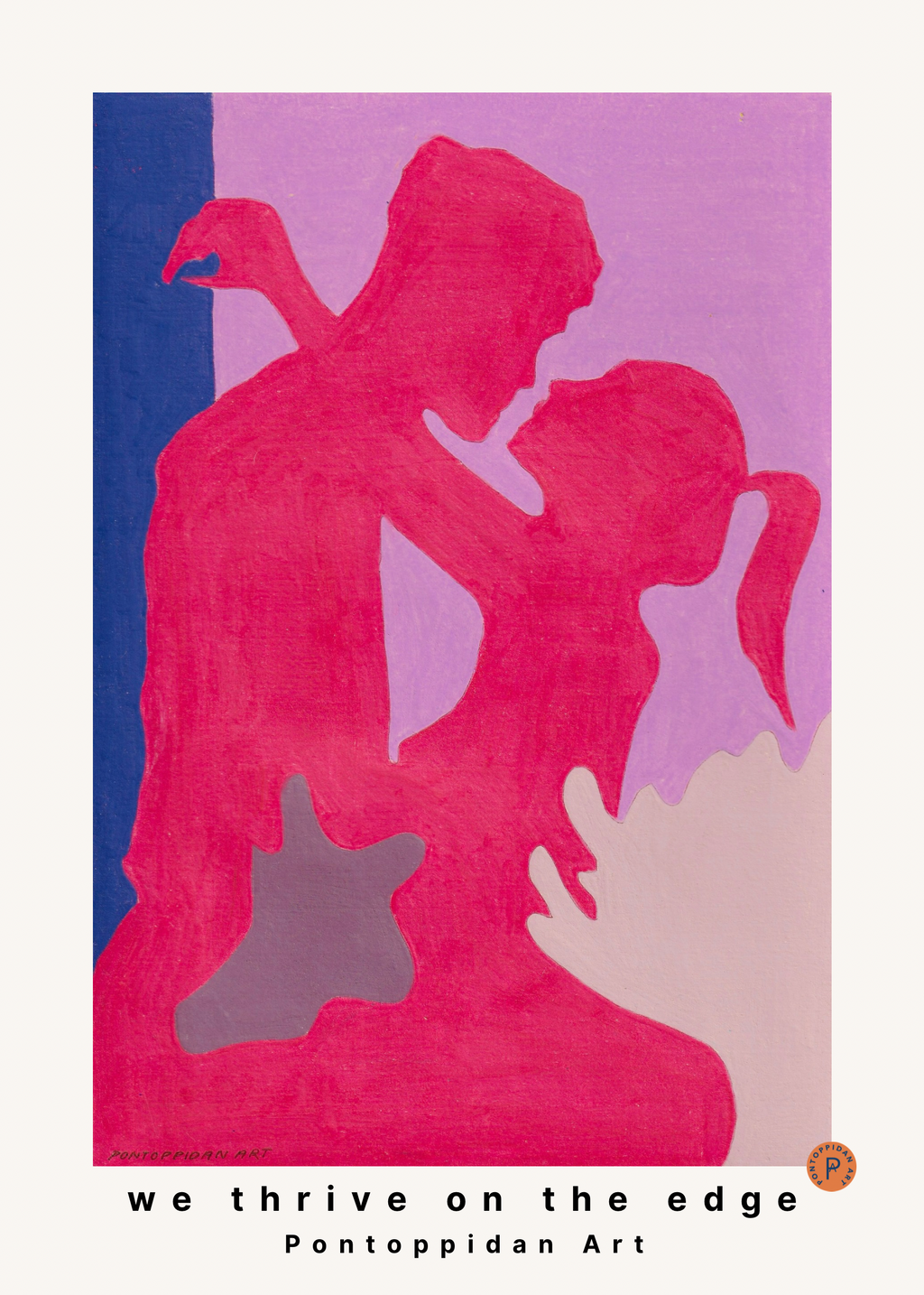 We thrive on the edge - Plakat