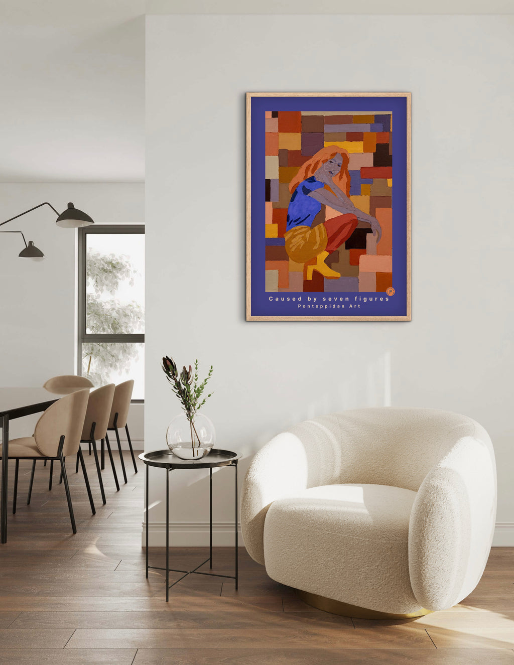 Caused by seven figures - Plakat