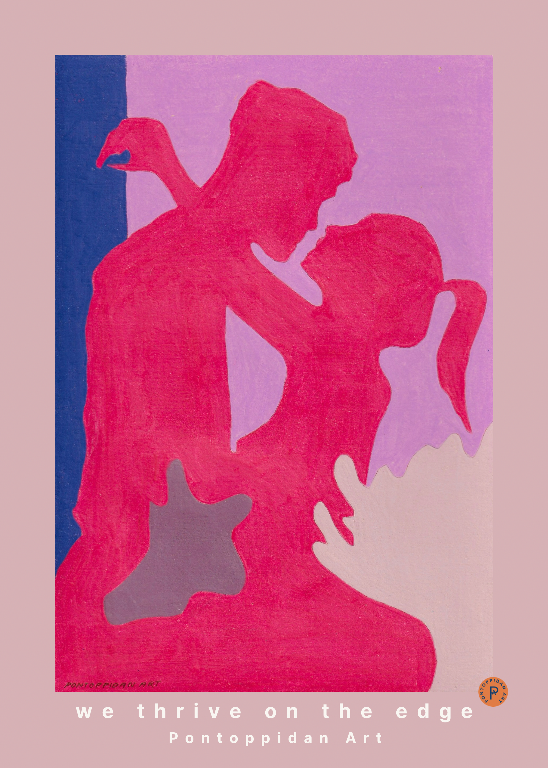 We thrive on the edge - Plakat