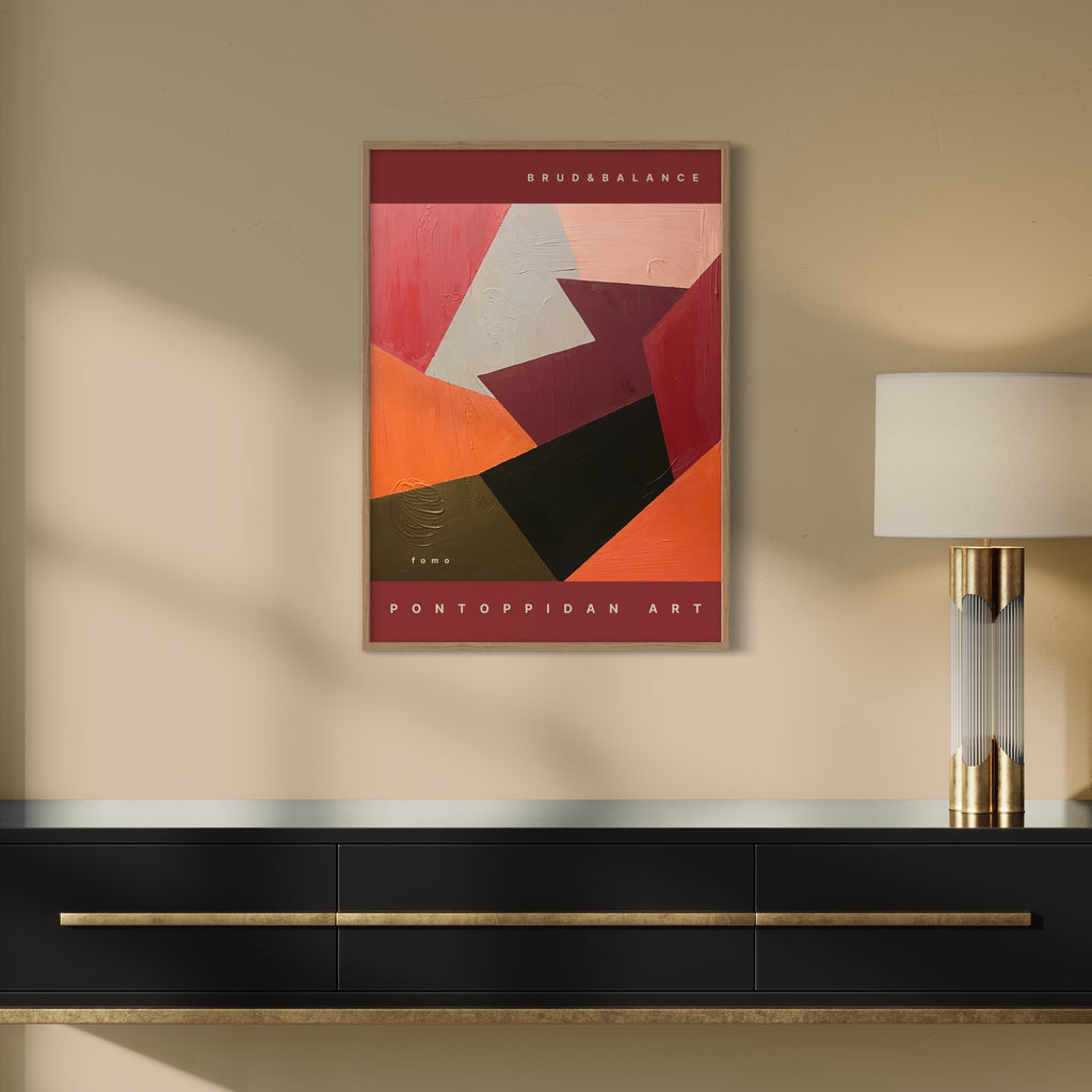 FOMO - BRUD & BALANCE Filosofisk plakat