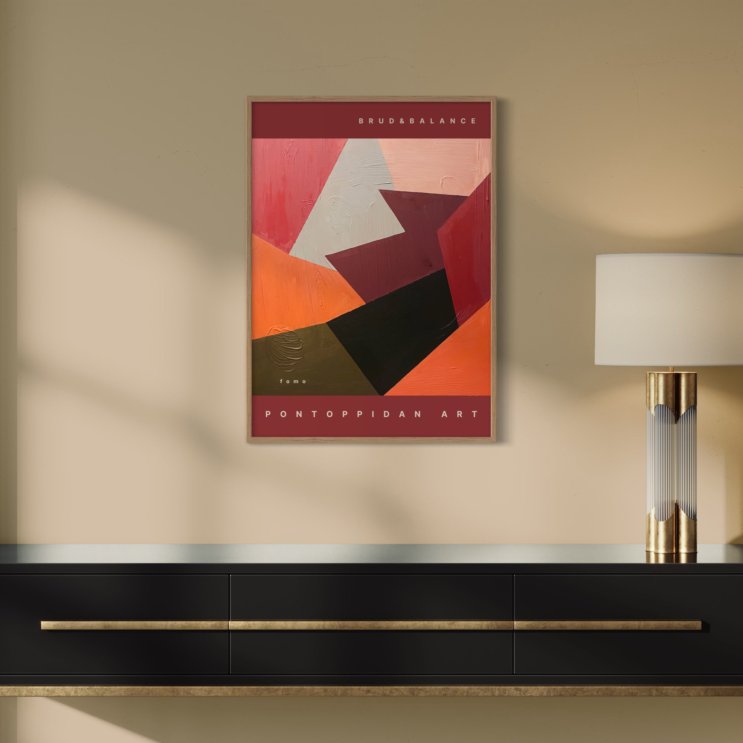 FOMO - BRUD & BALANCE Filosofisk plakat