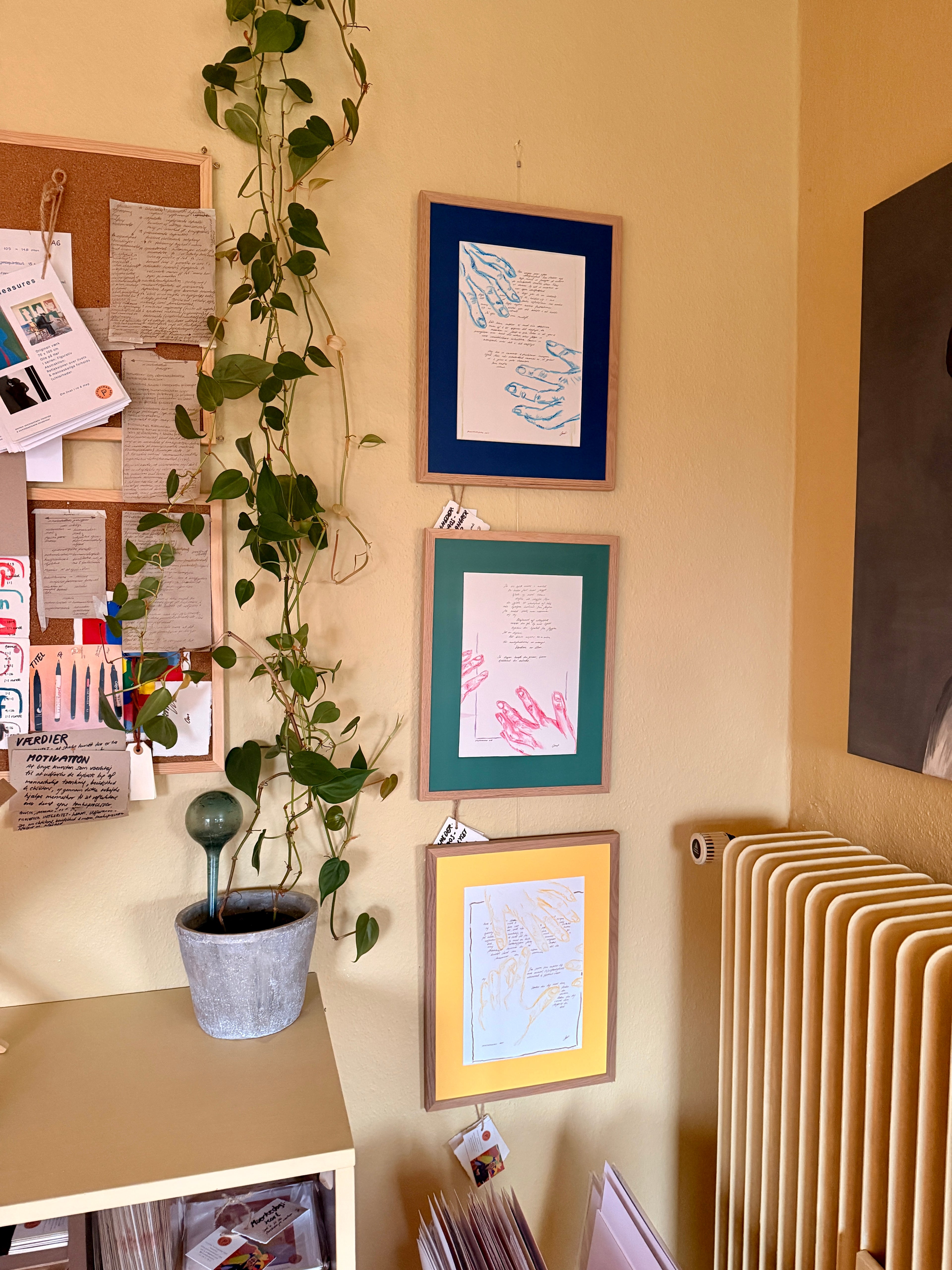 Hun er stædig - Unikt værk 30x40 cm