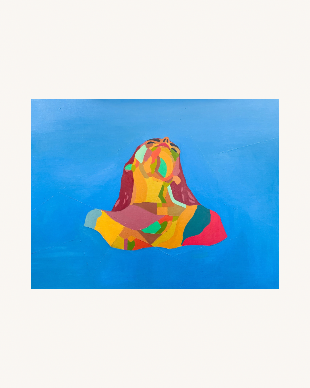 Somewhat Free - Unikt værk 70x90 cm