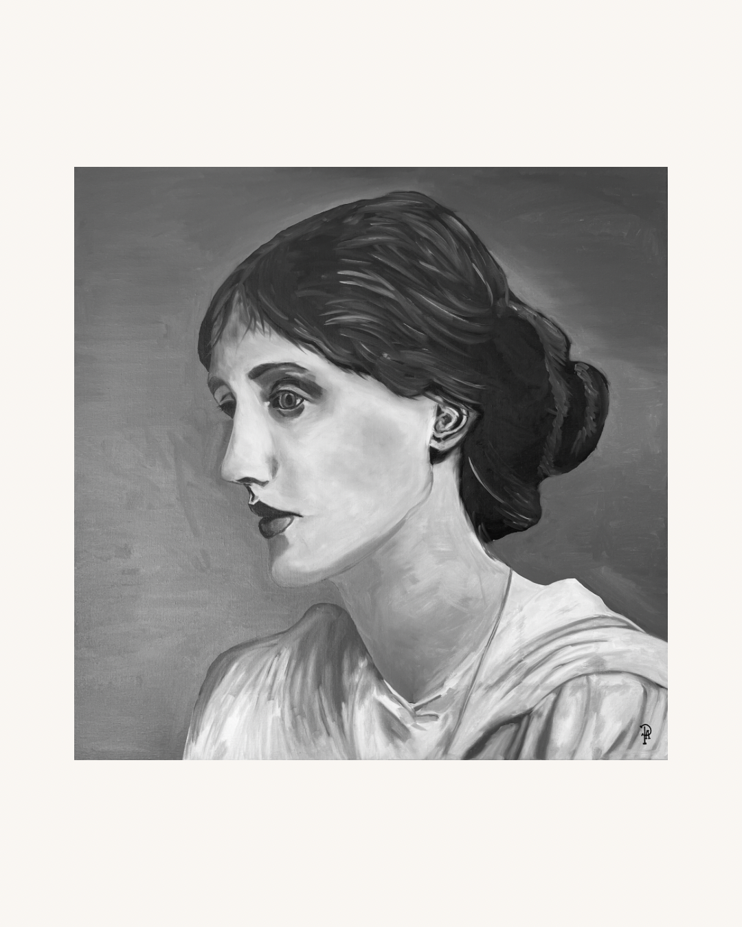 If Diversity is a Necessity - Virginia Woolf - Unikt værk 80x80 cm