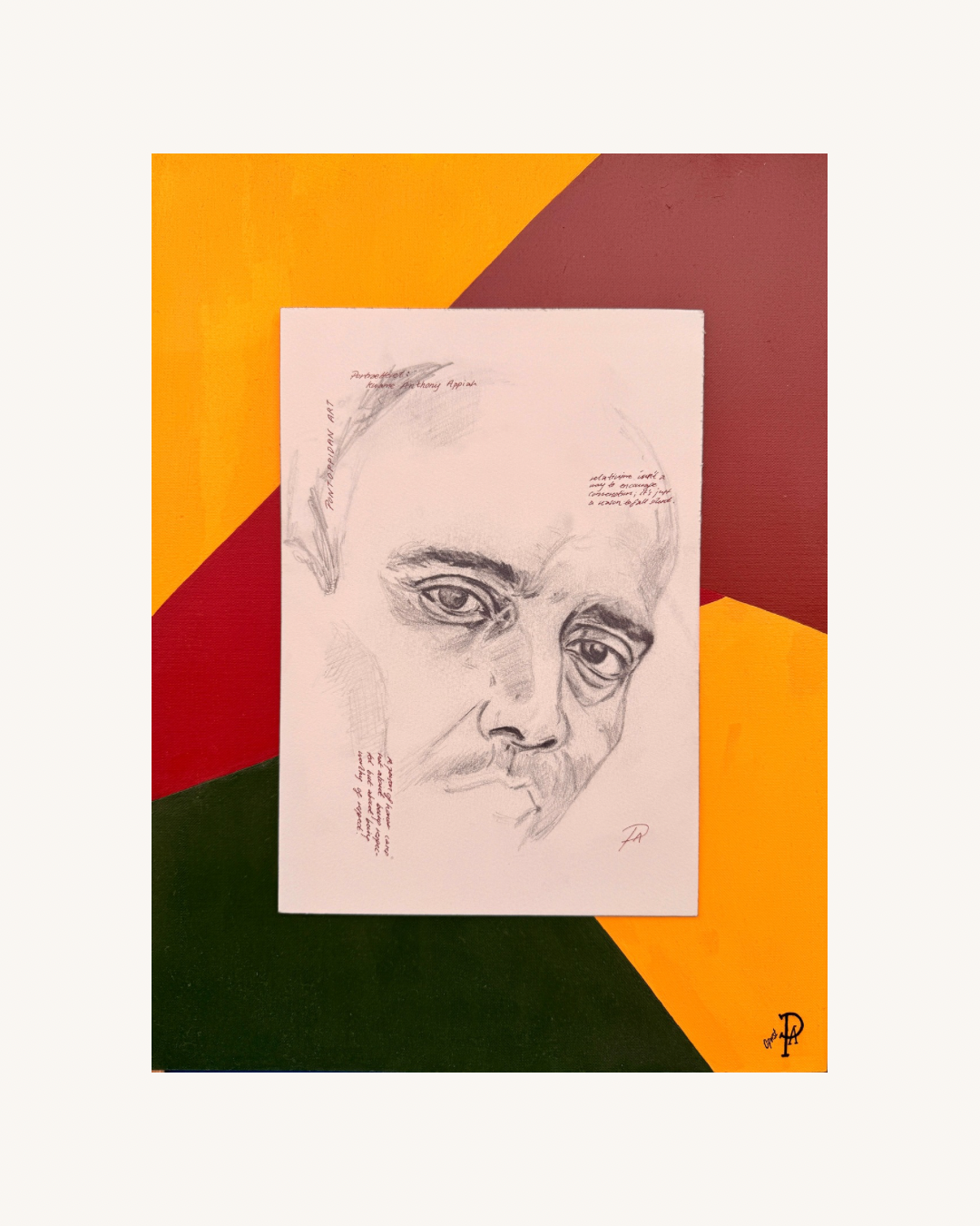 Cosmo - Unikt værk 30x40 cm