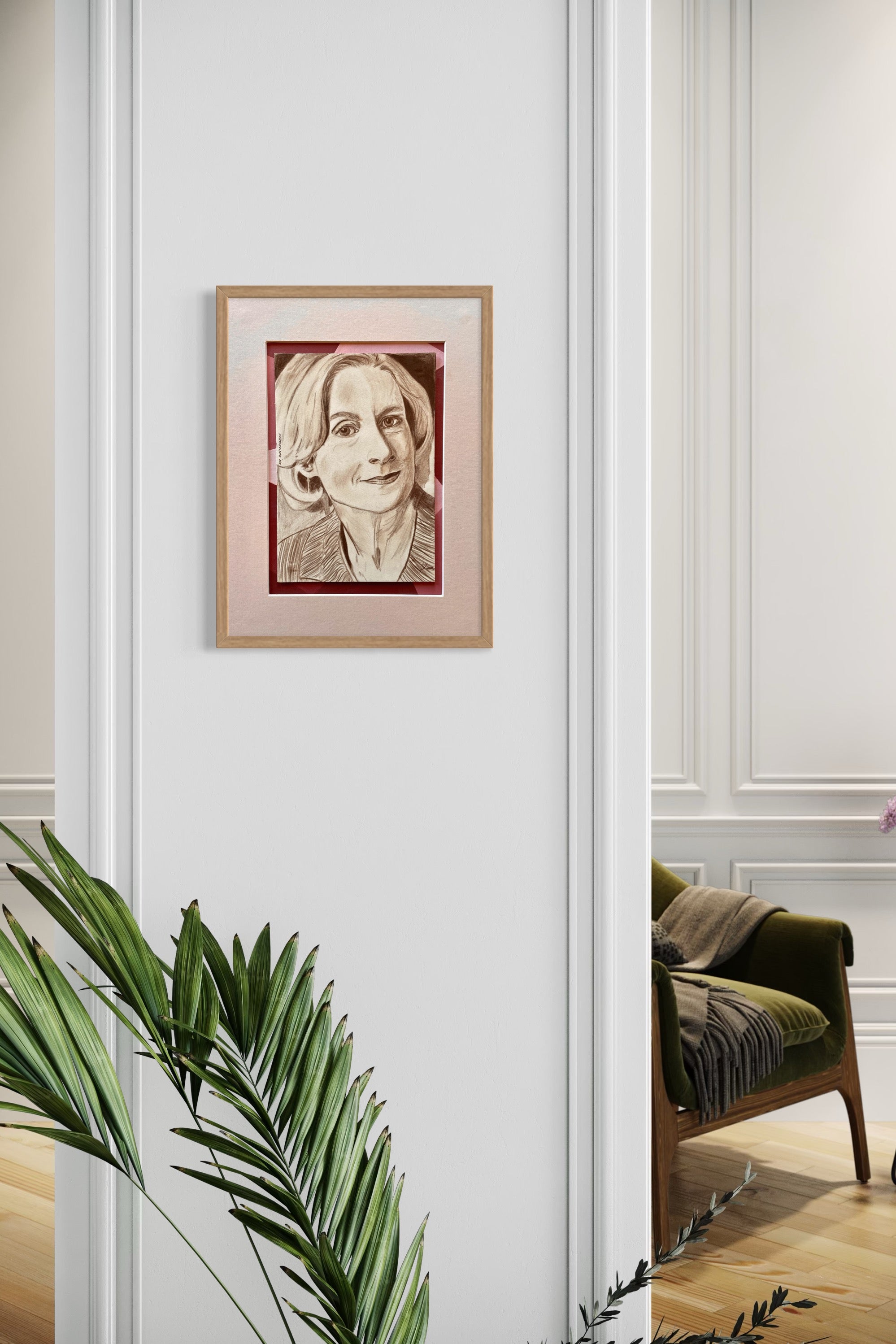 On Thriving for Humans - Unikt værk 30x40 cm