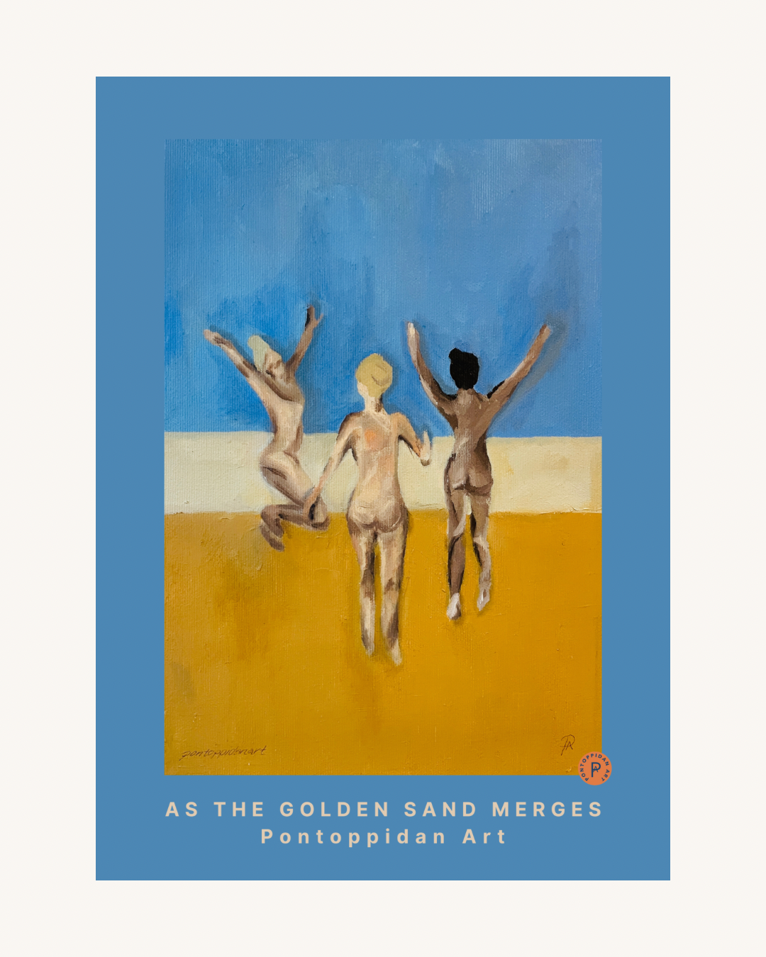 As The Golden Sand Merges - Plakat