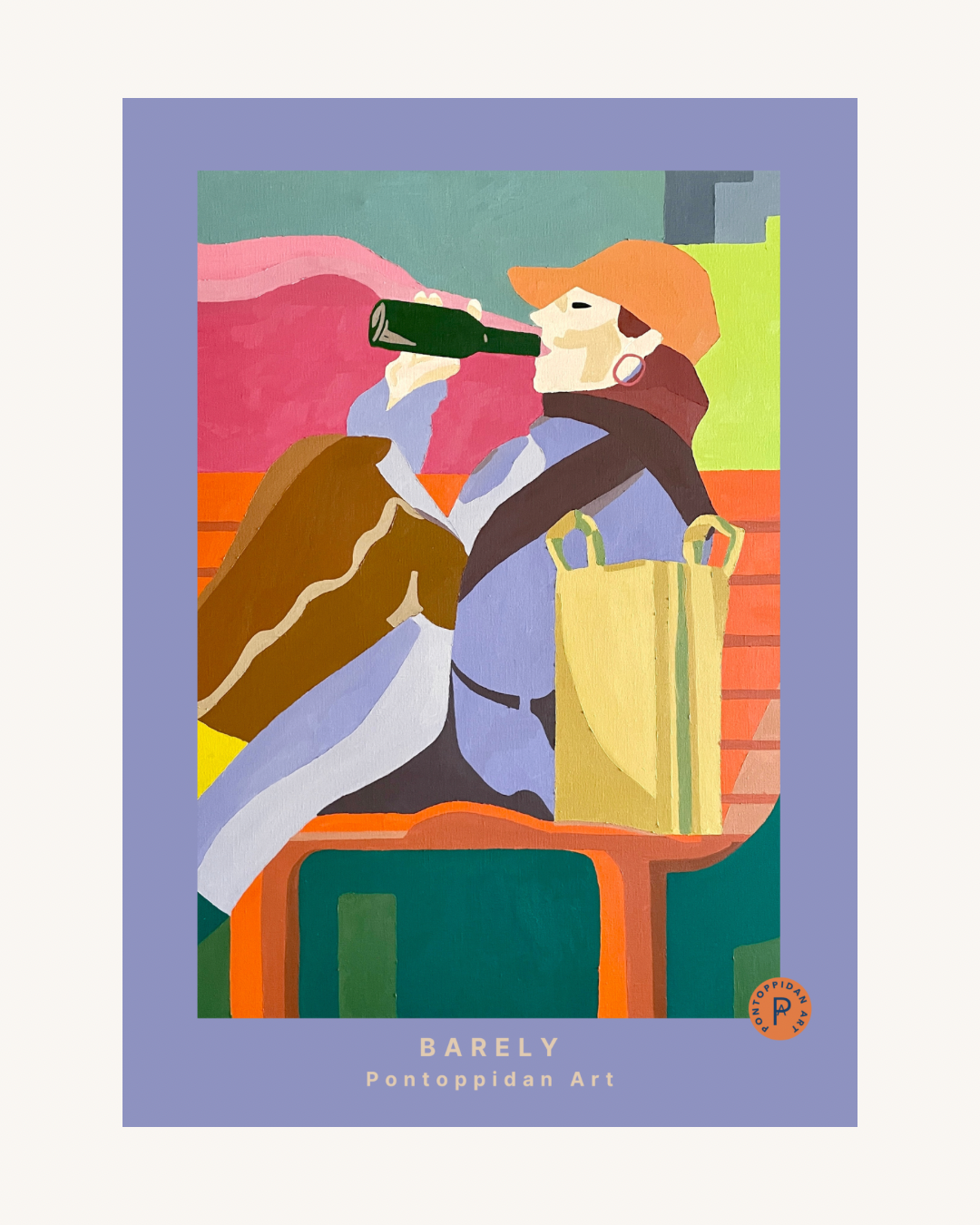 Barely - Art print