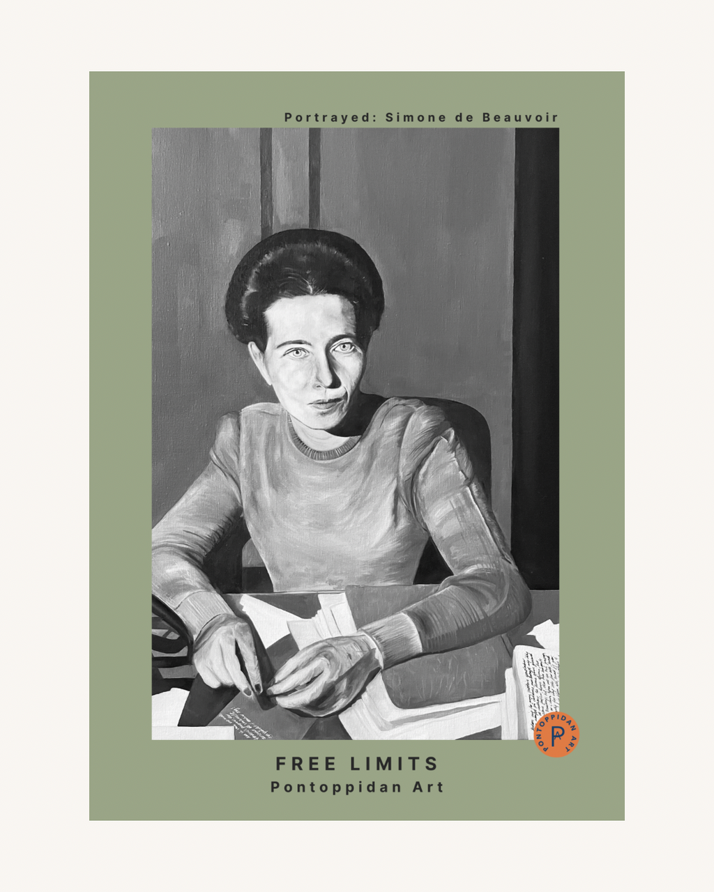 Free Limits - Simone de Beauvoir - Plakat