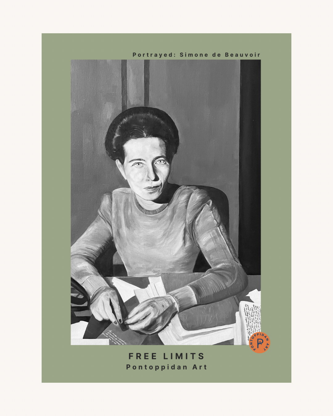 Free Limits - Simone de Beauvoir - Plakat