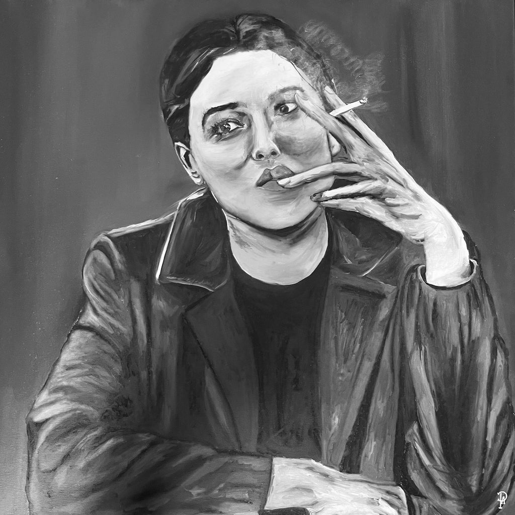 Overlooking Eternity - Painting 80x80 cm - ASK FOR PRICE