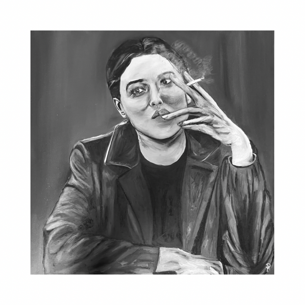 Overlooking Eternity - Painting 80x80 cm - ASK FOR PRICE