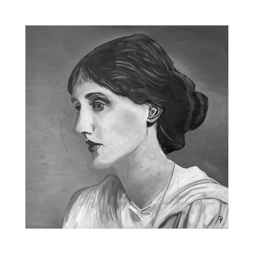 If Diversity is a Necessity - Virginia Woolf - Unikt værk 80x80 cm