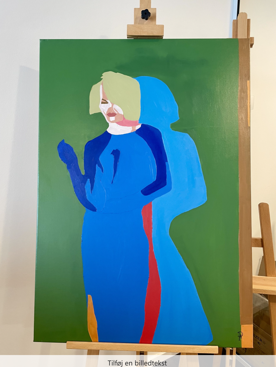 Arrogant Pleasures - Unikt værk 70x100 cm