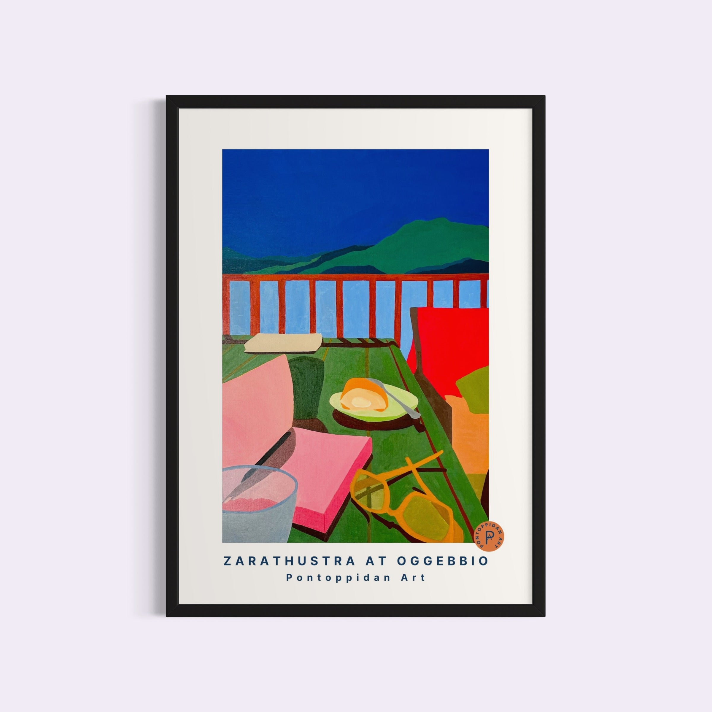 Zarathustra at Oggebbio - Plakat