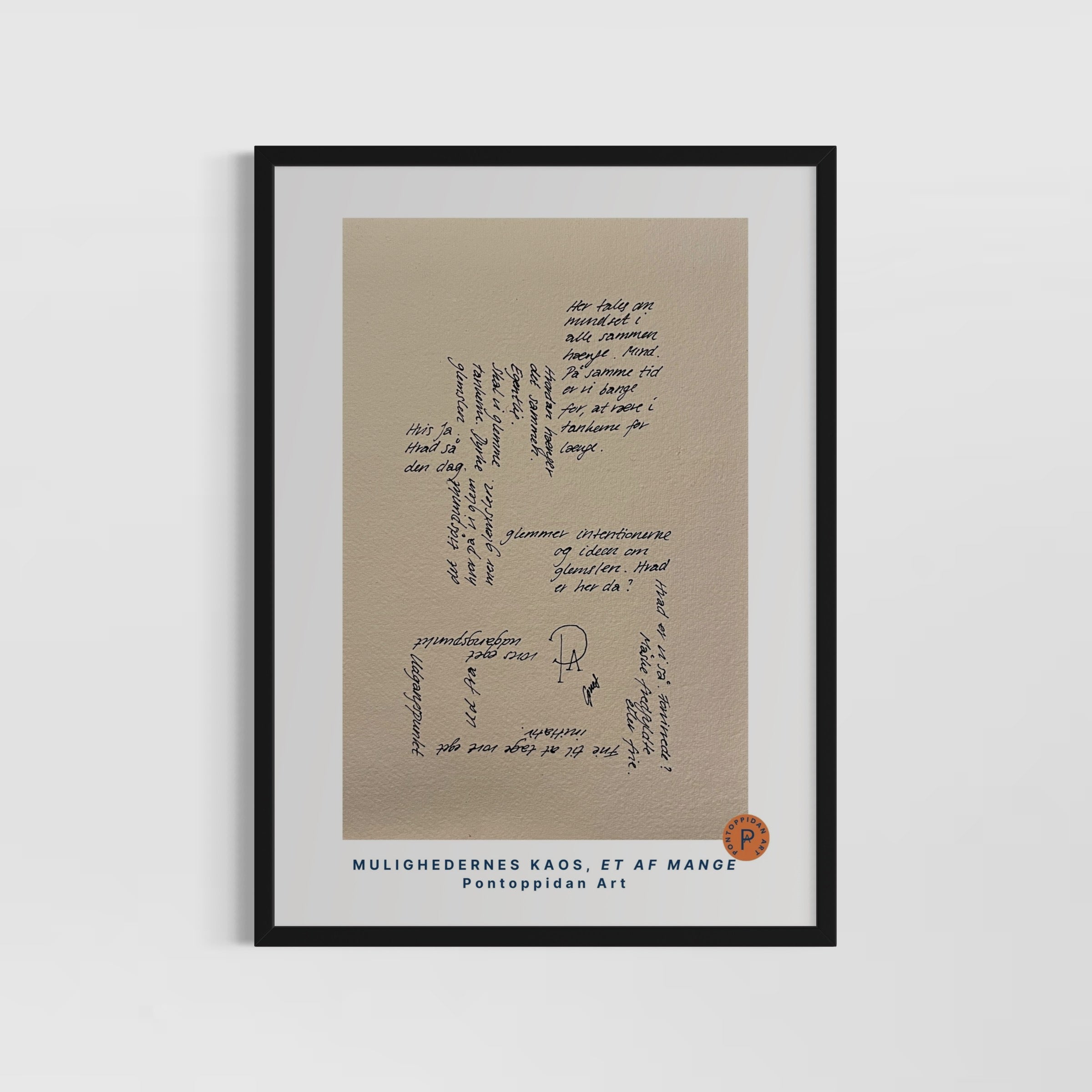 Her tales om - Mulighedernes Kaos - Plakat