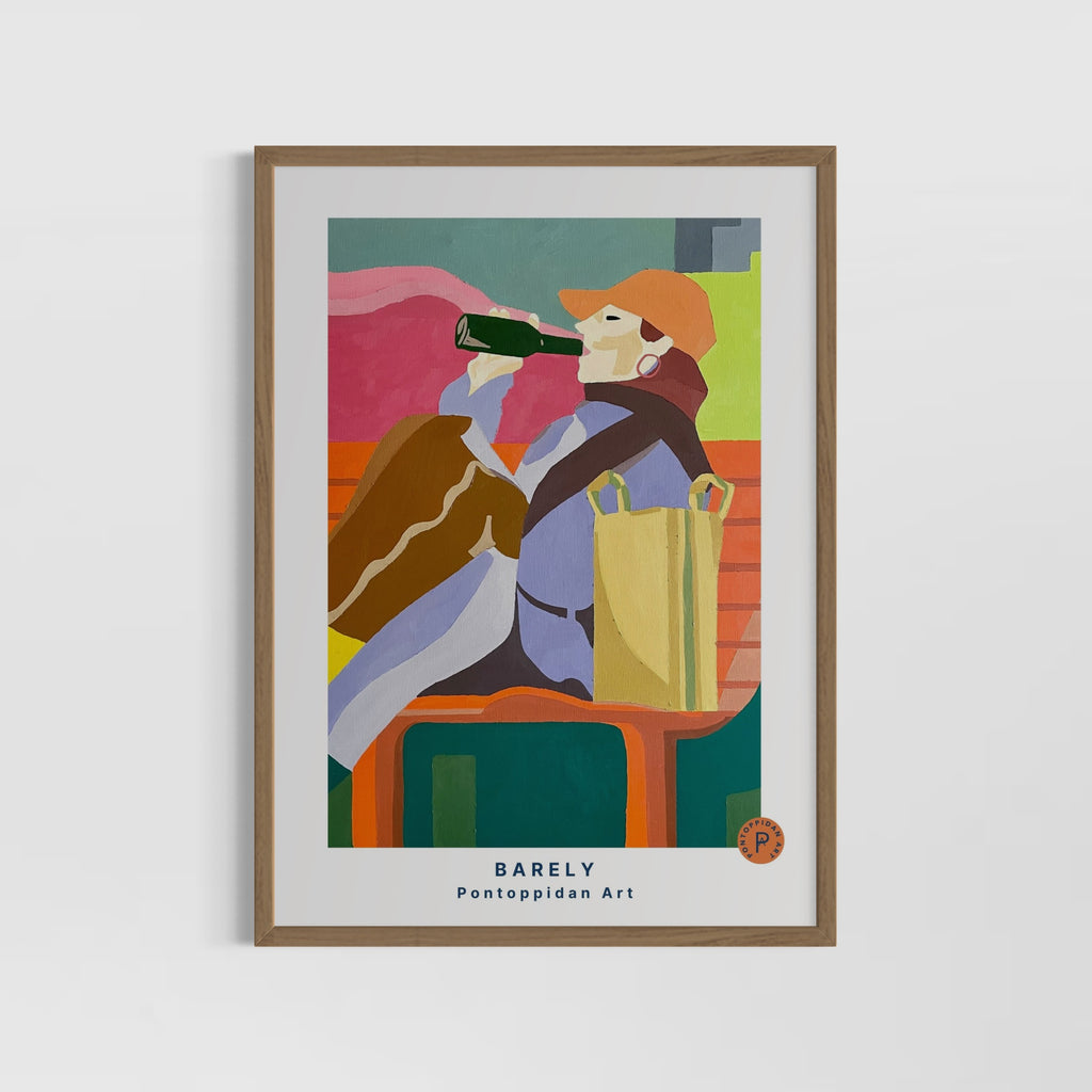 Barely - Art print