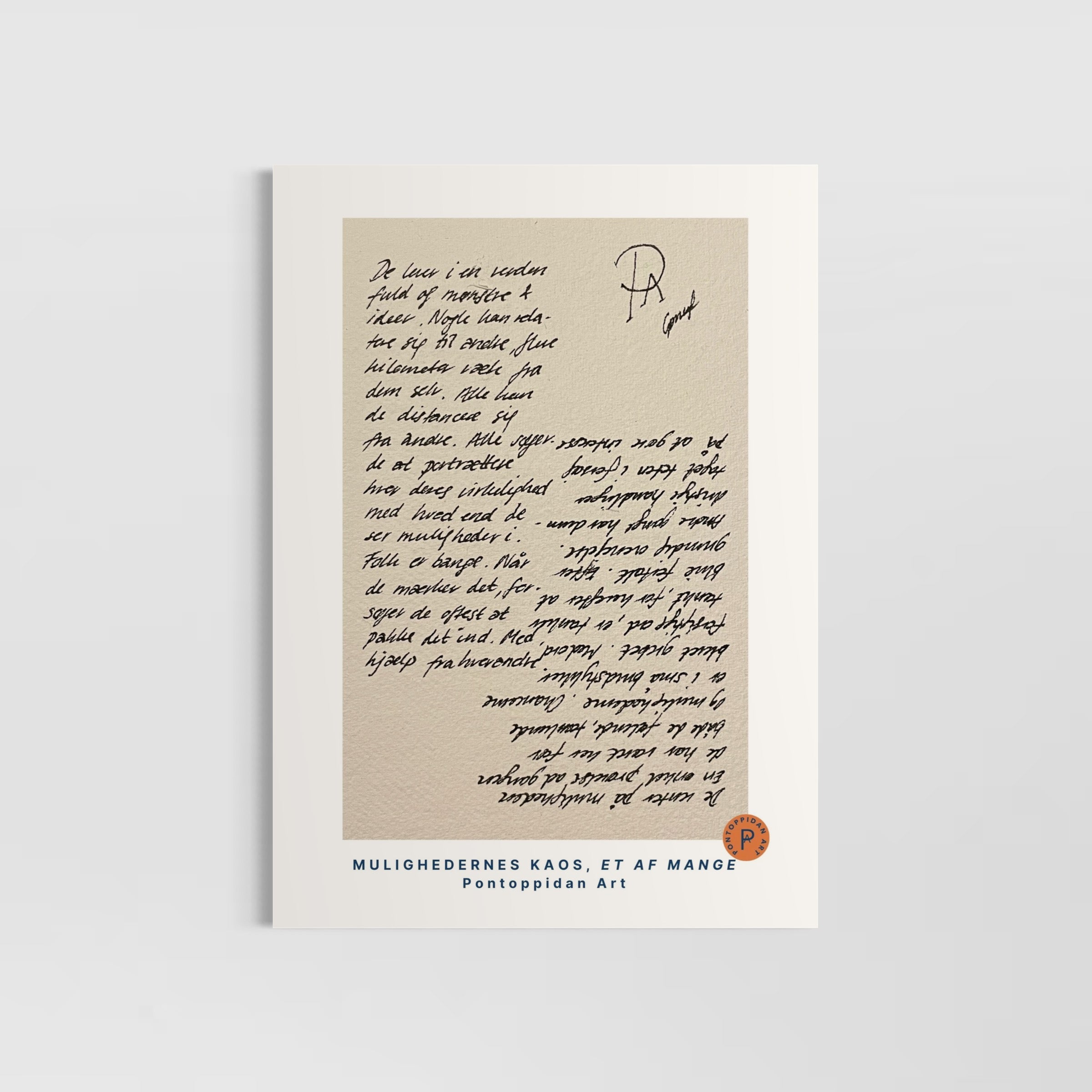 De lever i - Mulighedernes Kaos - Plakat