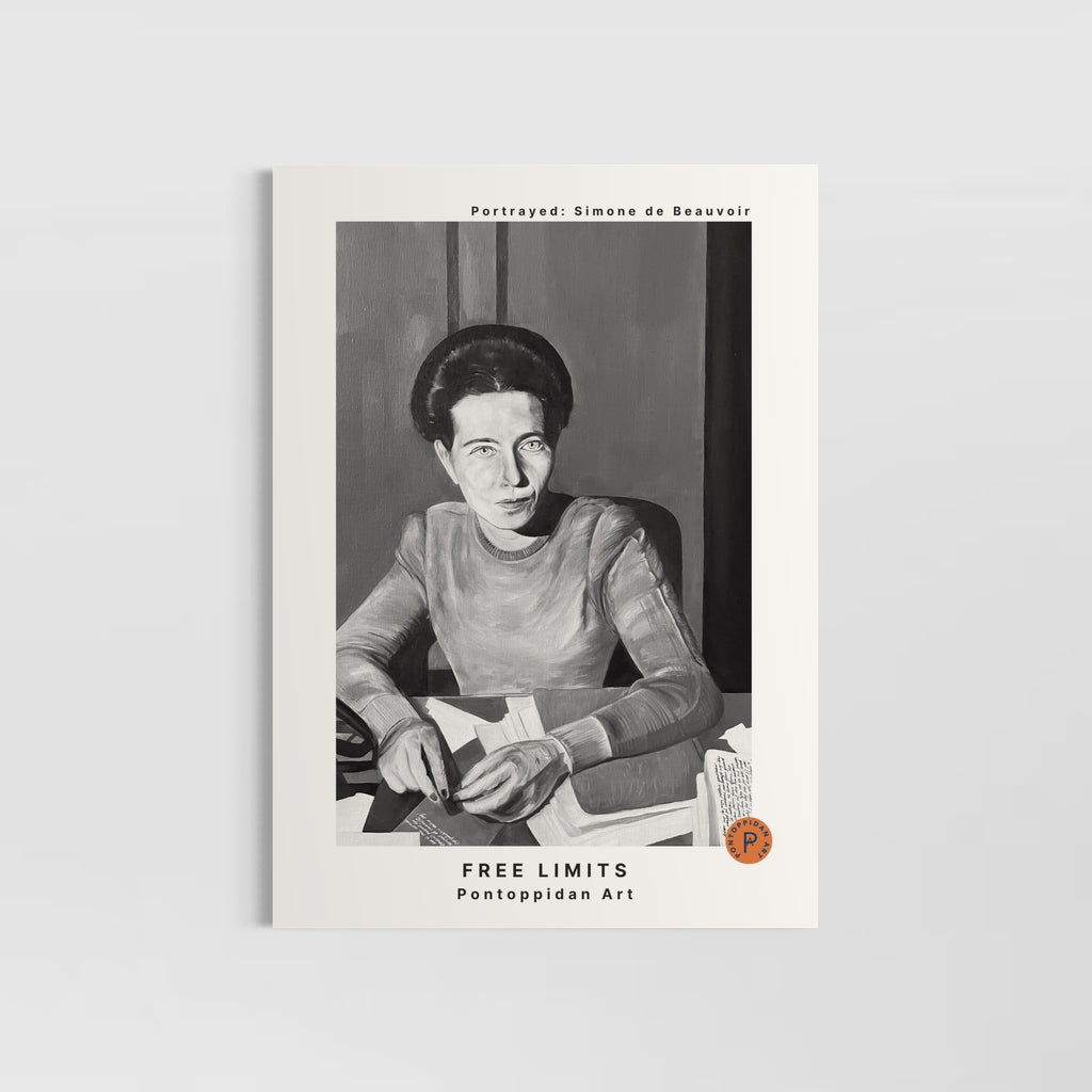 Free Limits - Simone de Beauvoir - Plakat