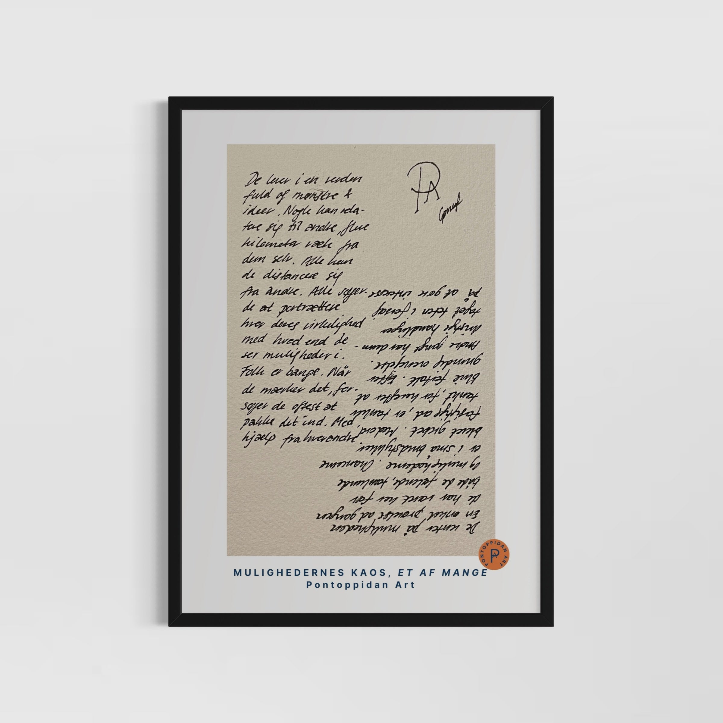 De lever i - Mulighedernes Kaos - Plakat