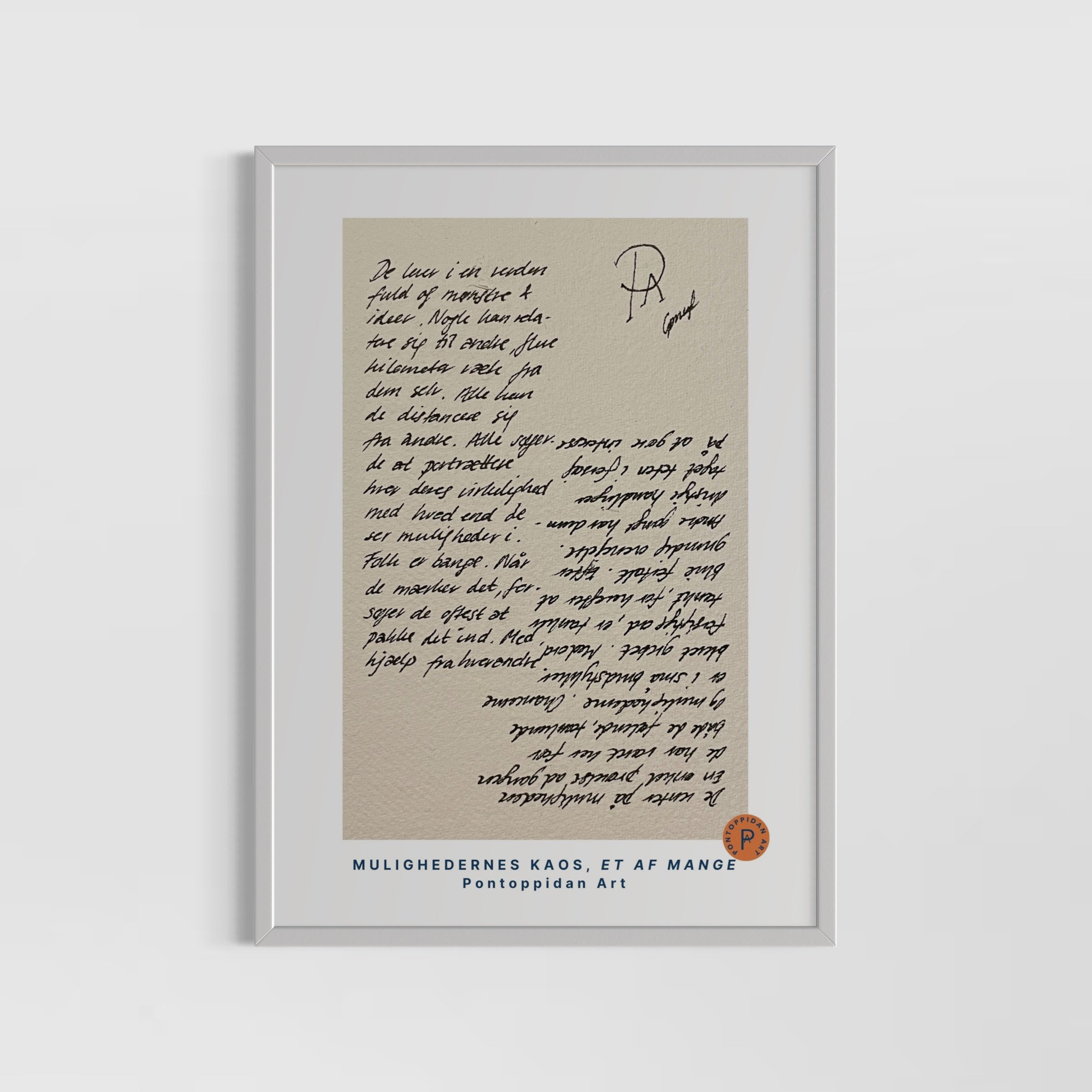 De lever i - Mulighedernes Kaos - Plakat