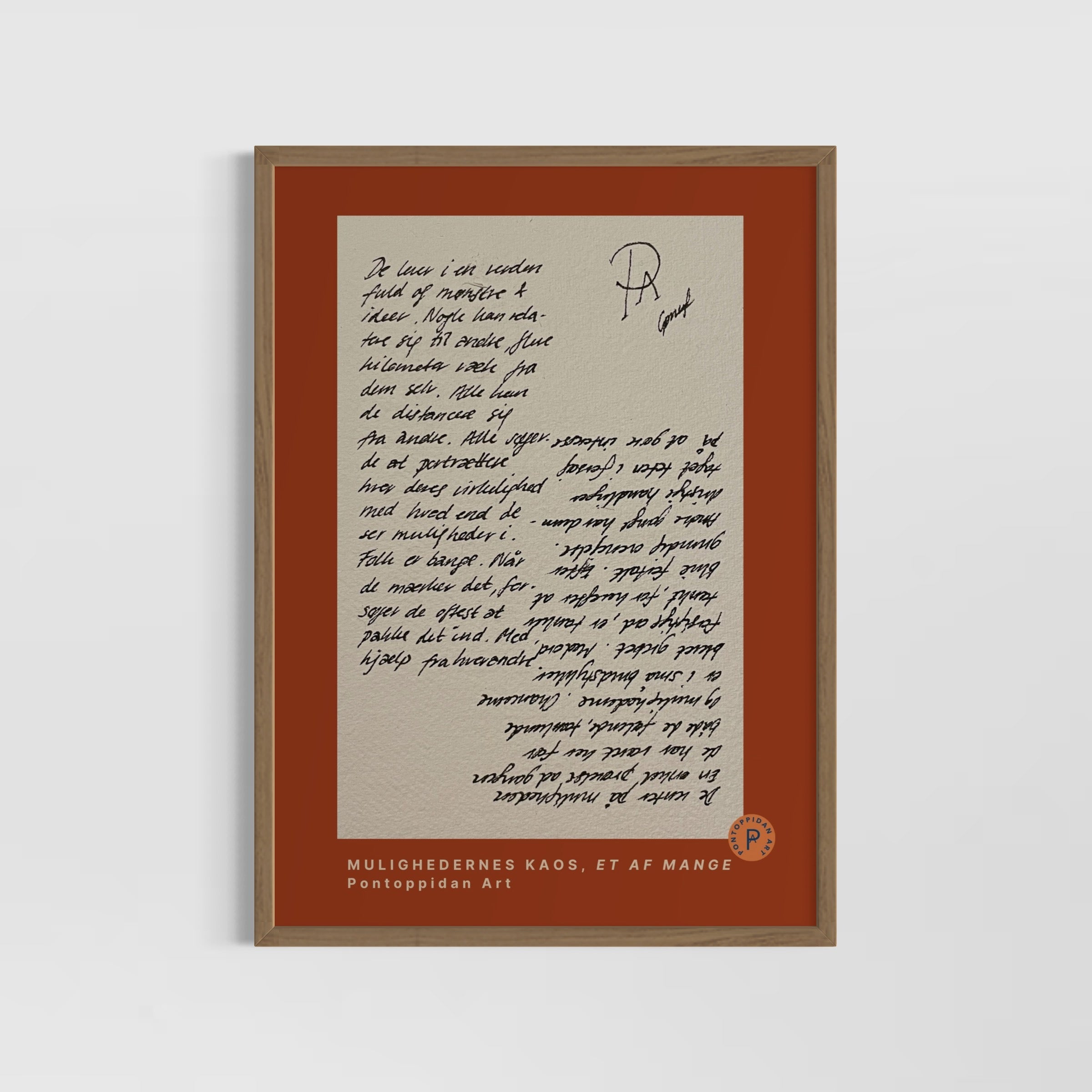 De lever i - Mulighedernes Kaos - Plakat