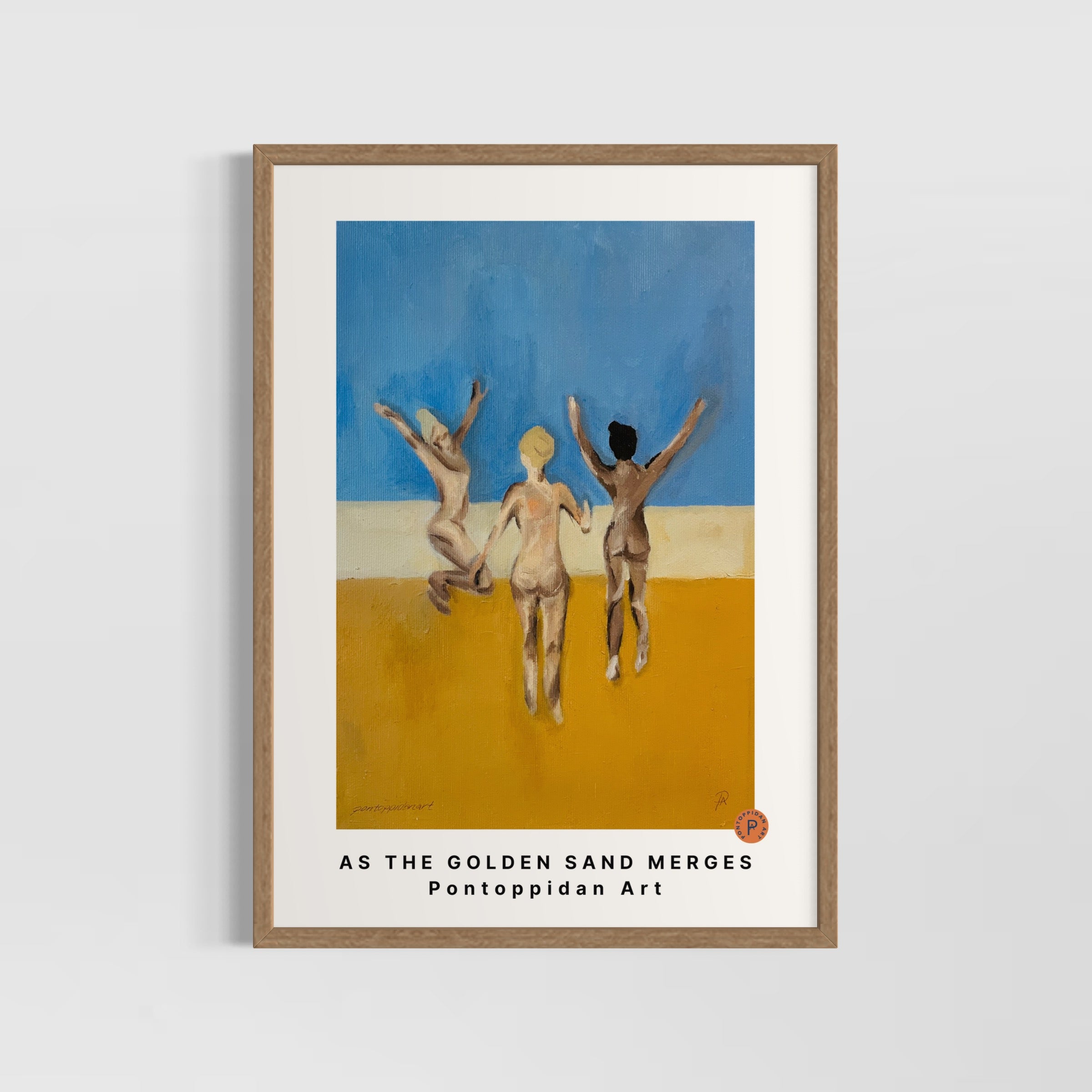 As The Golden Sand Merges - Plakat