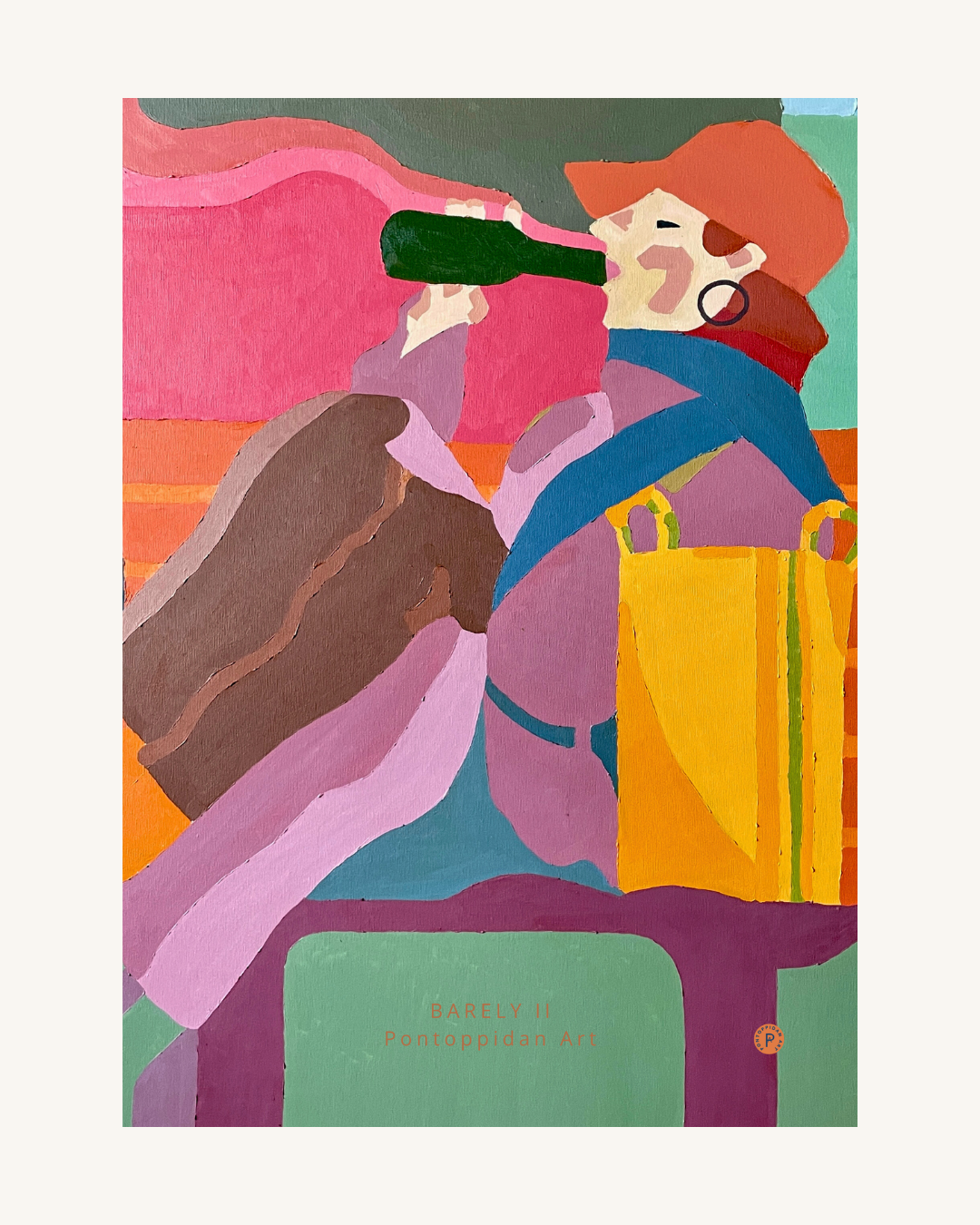 Barely II - Limited edition kunsttryk