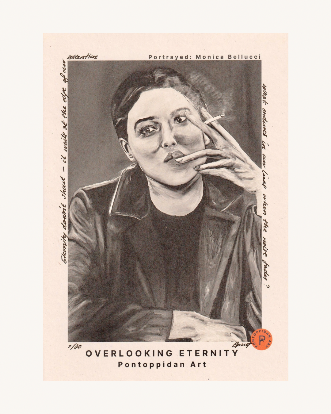 Overlooking Eternity - Filosofisk Limited Edition Kunstkort A5