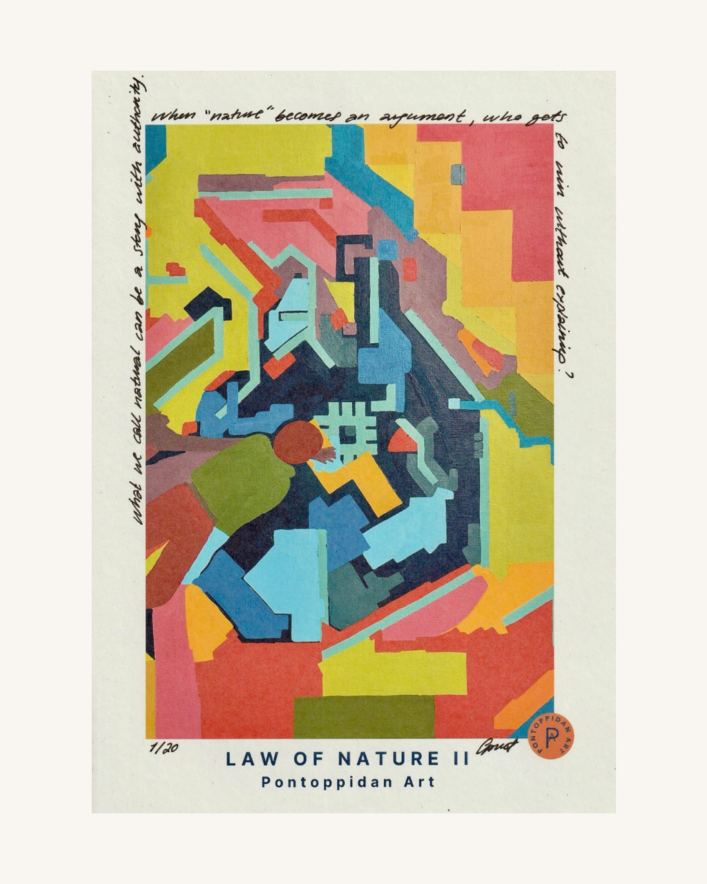 Law of Nature II - Filosofisk Limited Edition Kunstkort A5