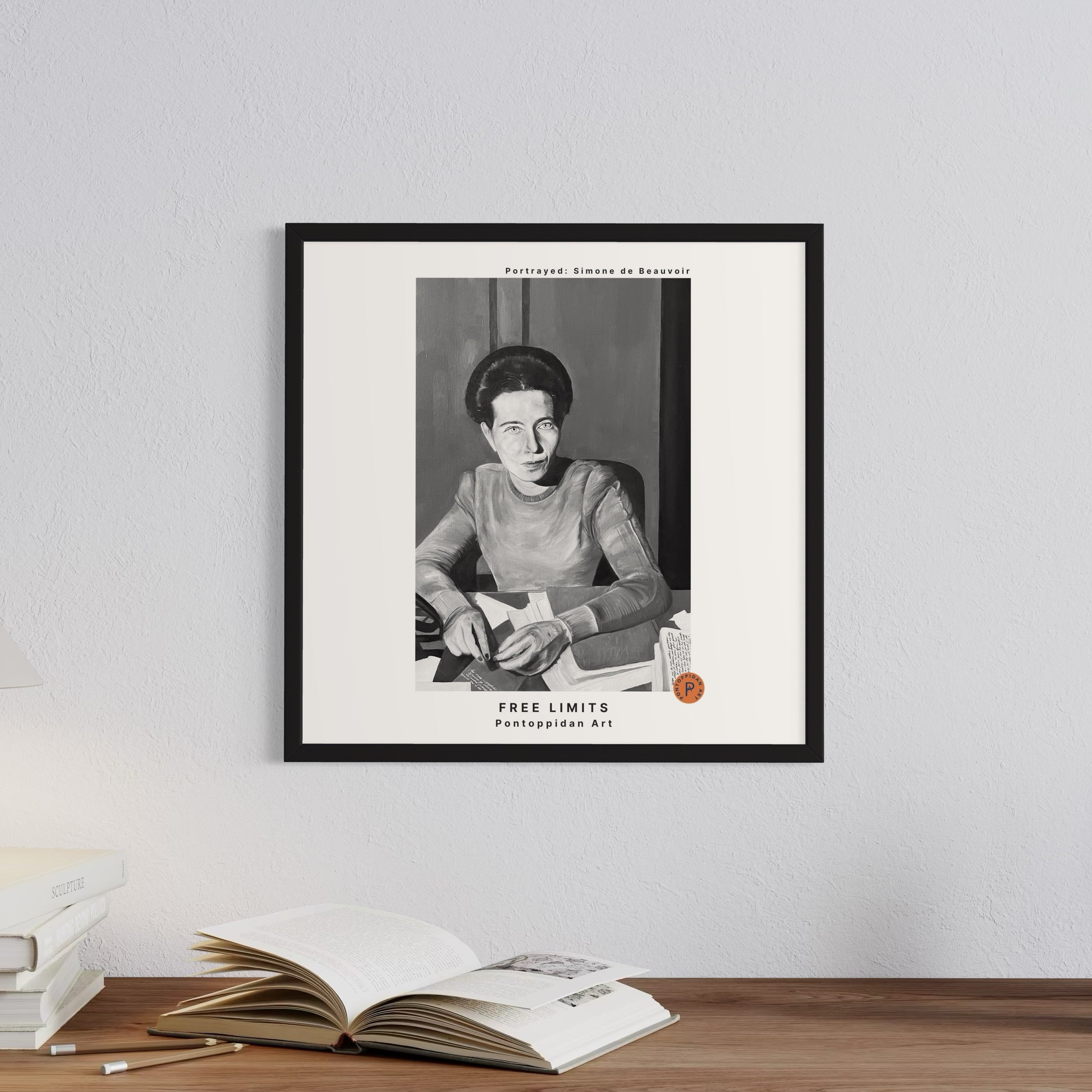 Free Limits - Simone de Beauvoir - Plakat