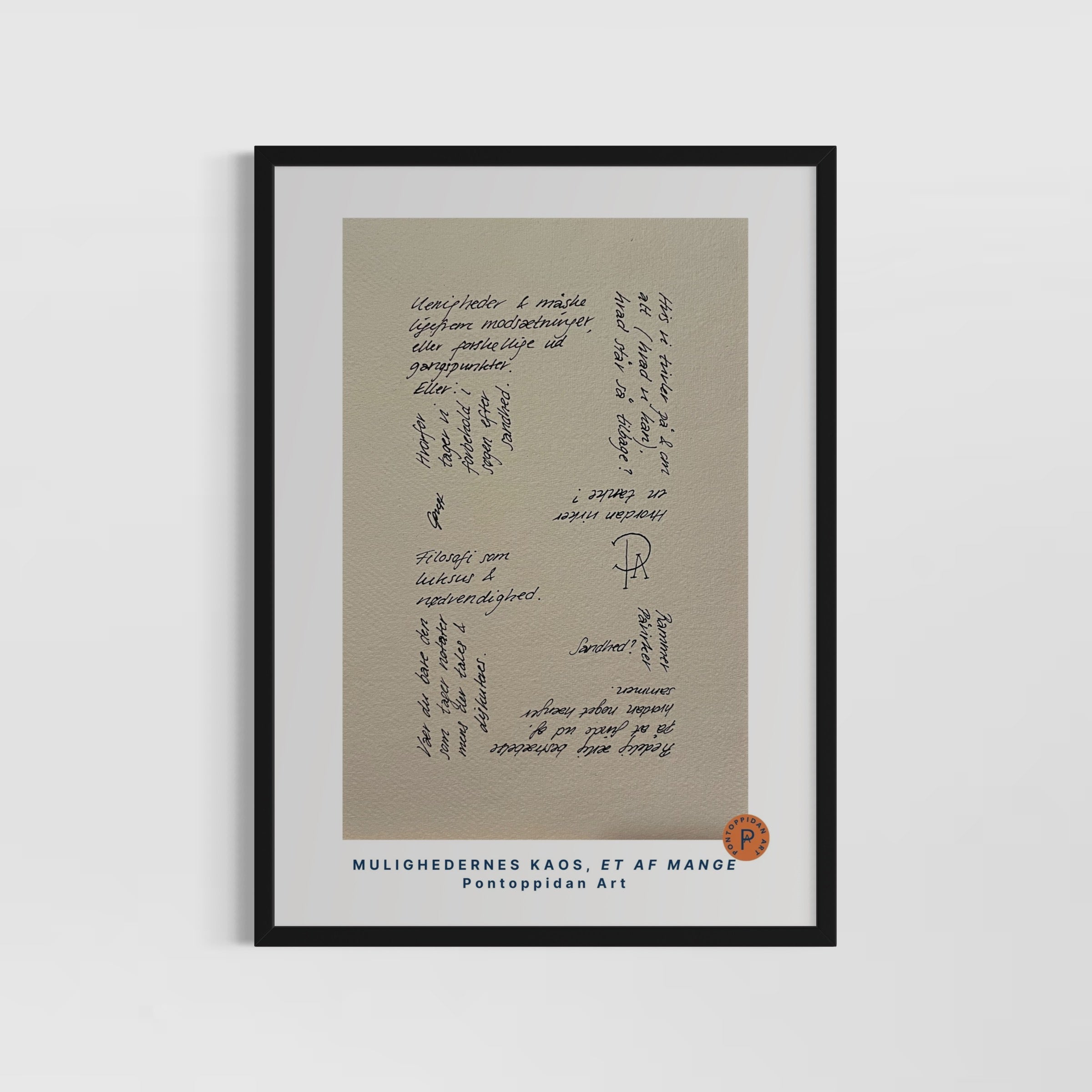 Uenigheder - Mulighedernes Kaos - Plakat