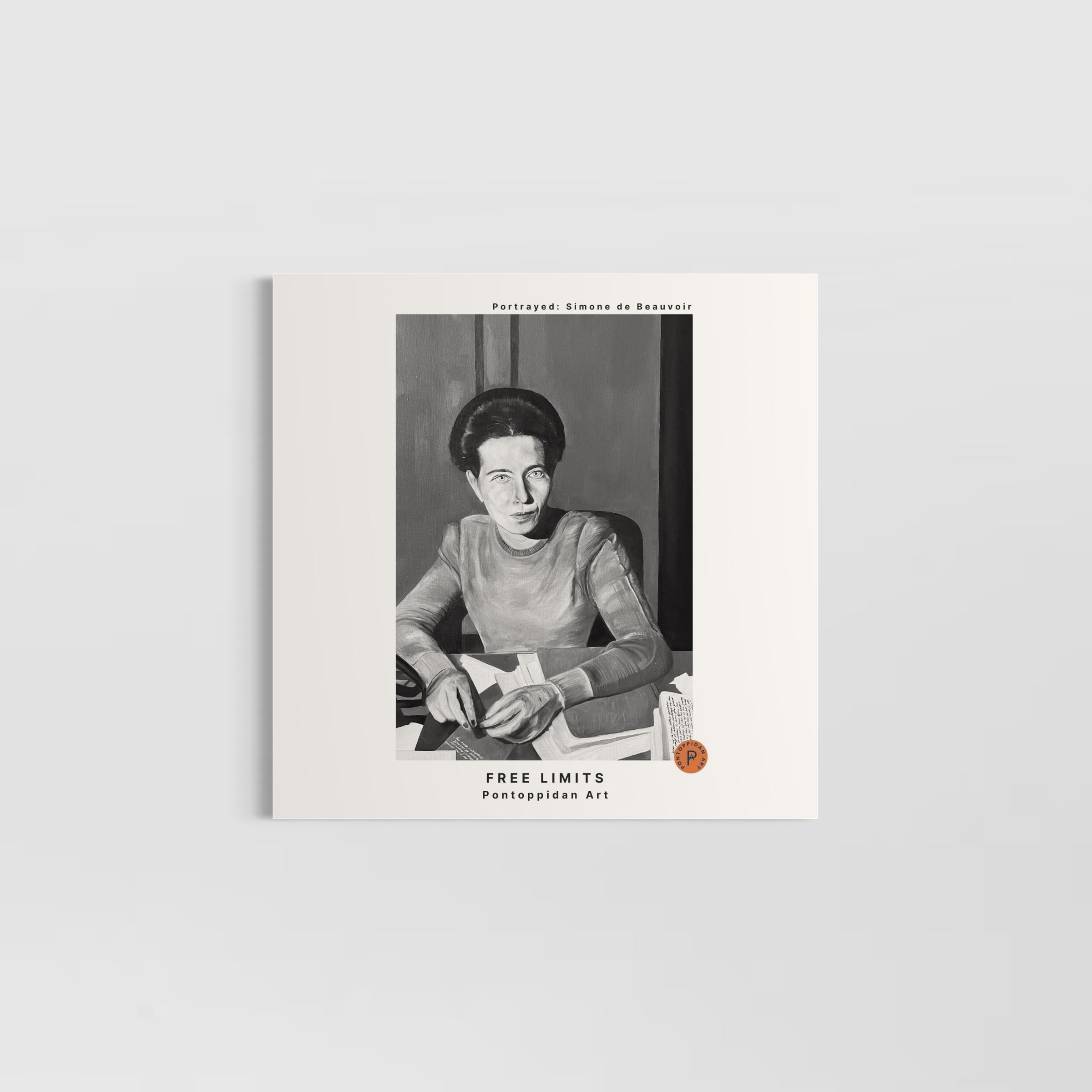 Free Limits - Simone de Beauvoir - Plakat