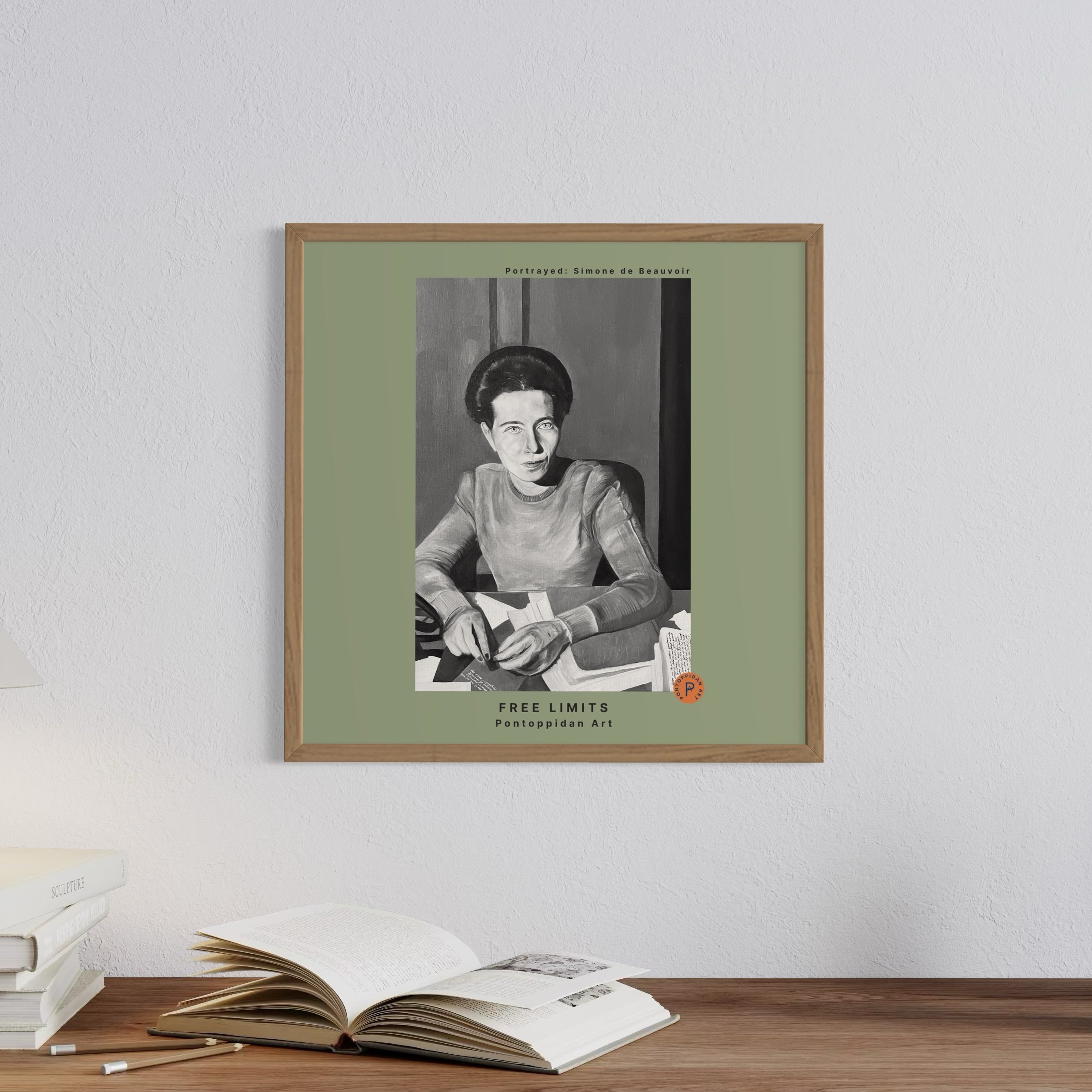 Free Limits - Simone de Beauvoir - Plakat