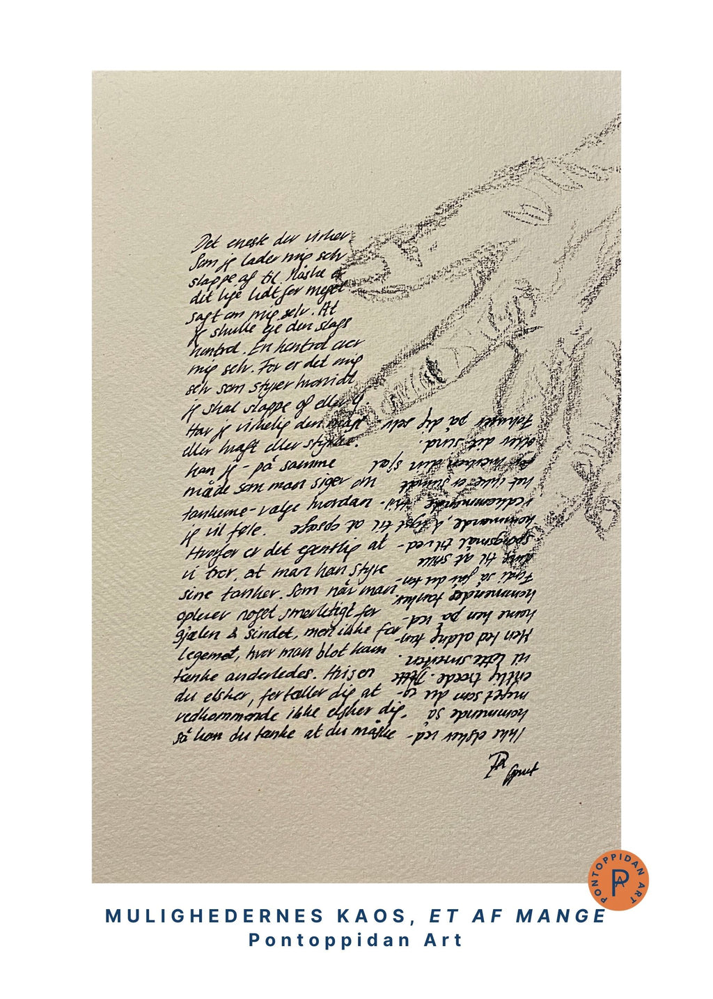 Det eneste der virker - Signeret kunsttryk (100% ♲)