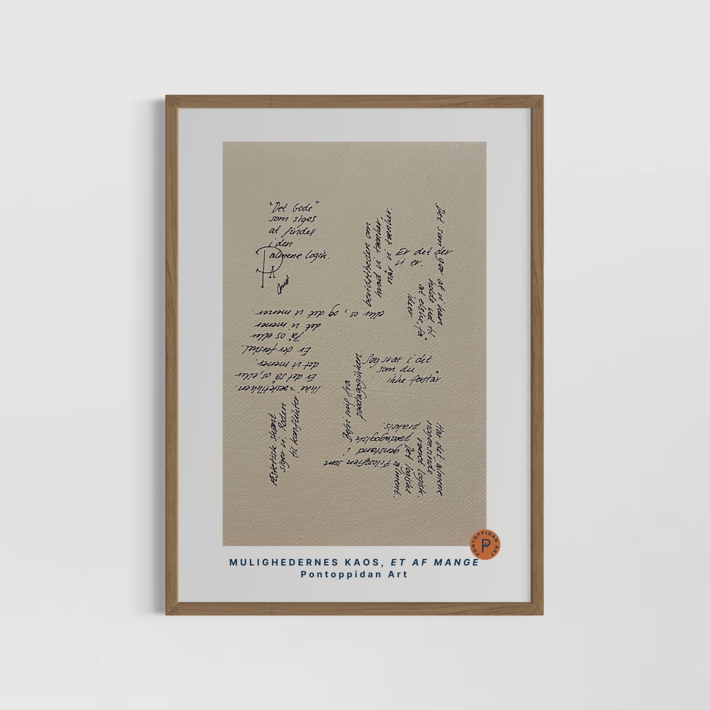 Det gode som siges - Signeret kunsttryk (100% ♲)