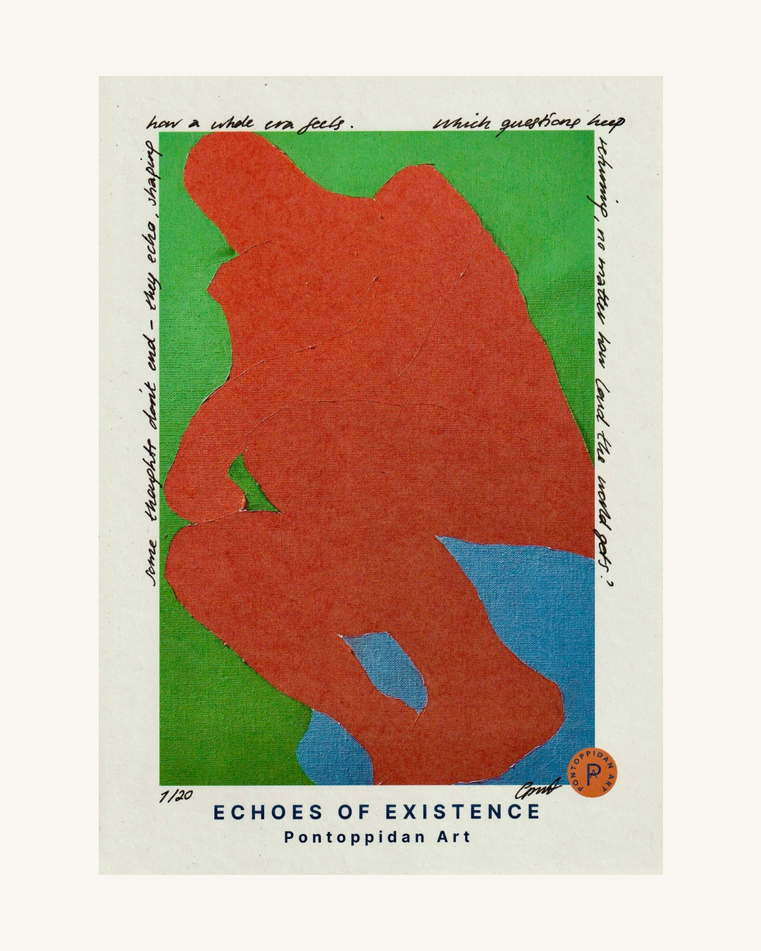 Echoes of Existence - Filosofisk Limited Edition Kunstkort A5